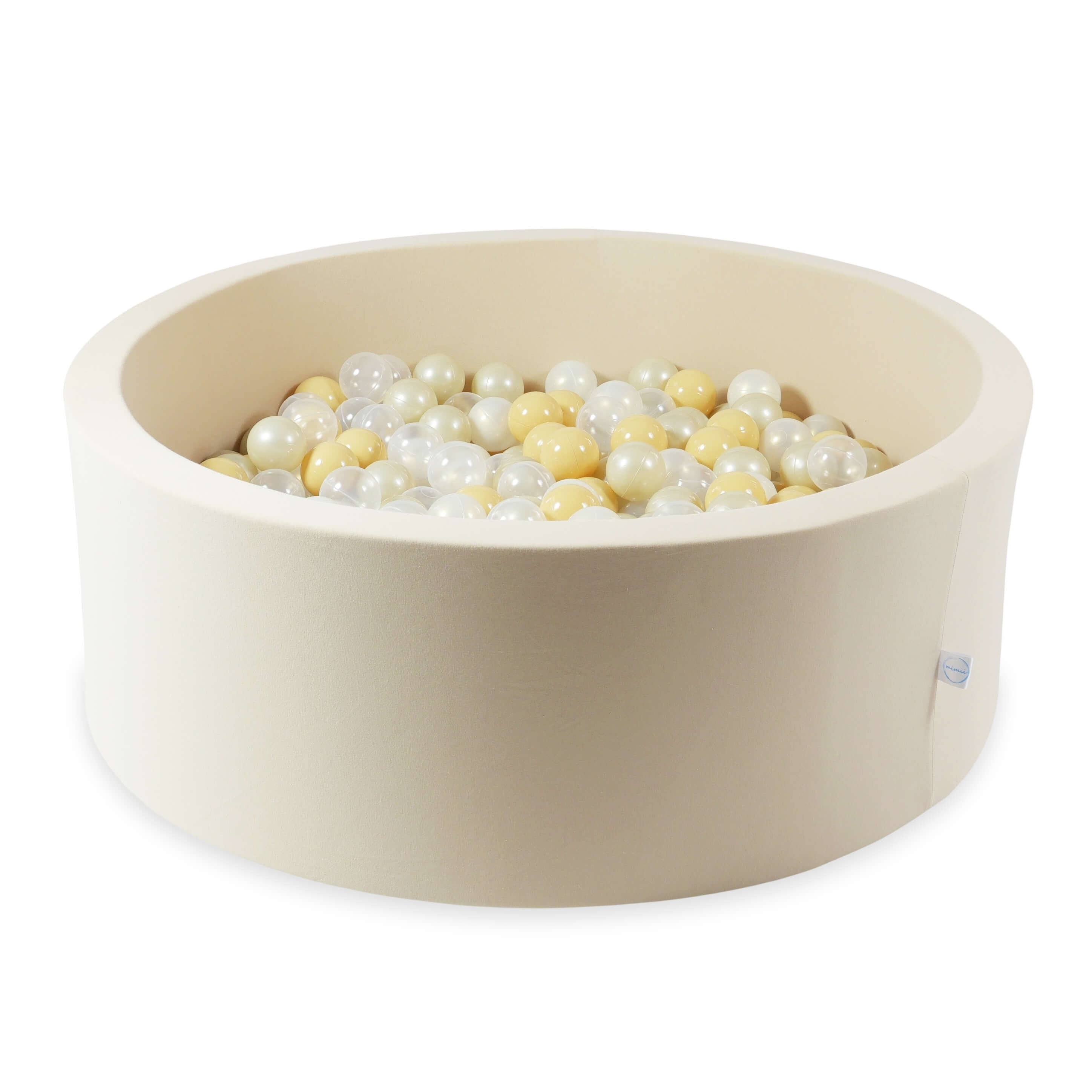 Beige ball pit 110x40 cm with 500 balls
