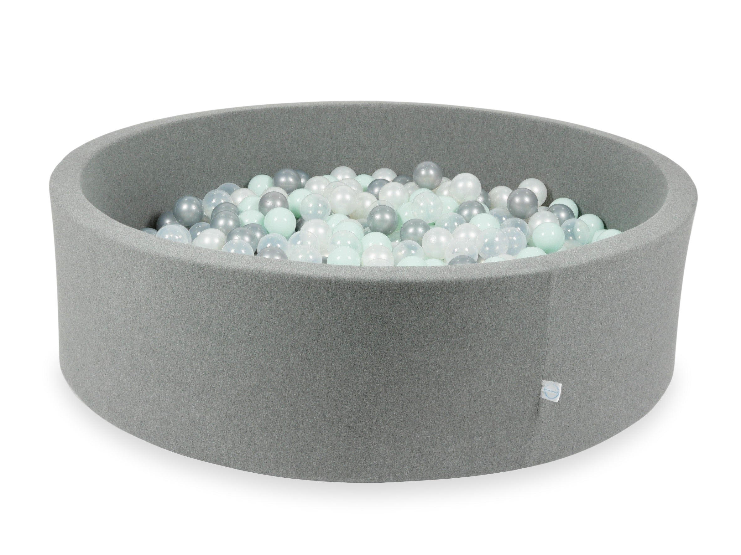 Gray ball pit 130x40 cm with 700 balls