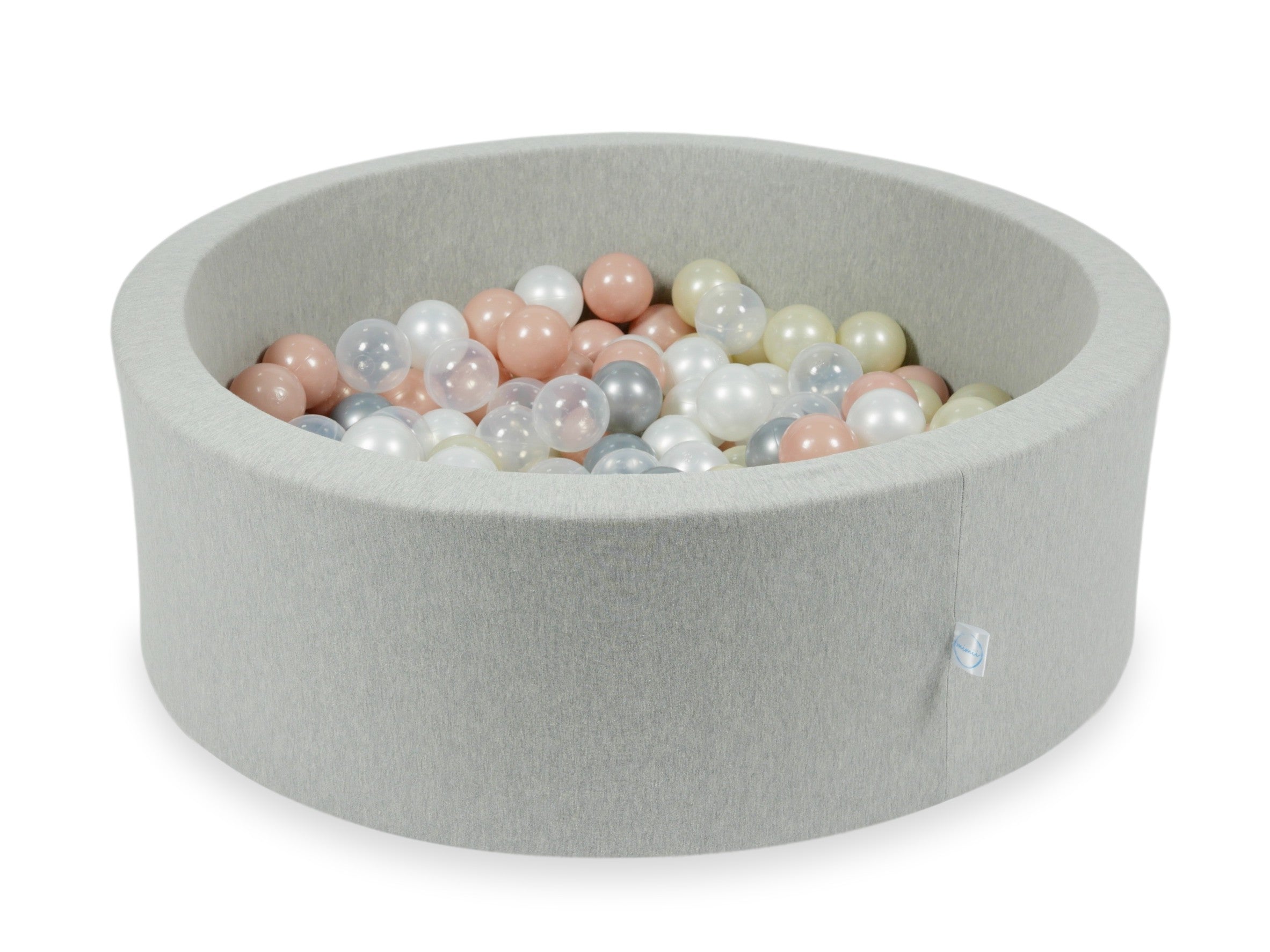 Ball pool in light gray 90x30 cm with 200 balls