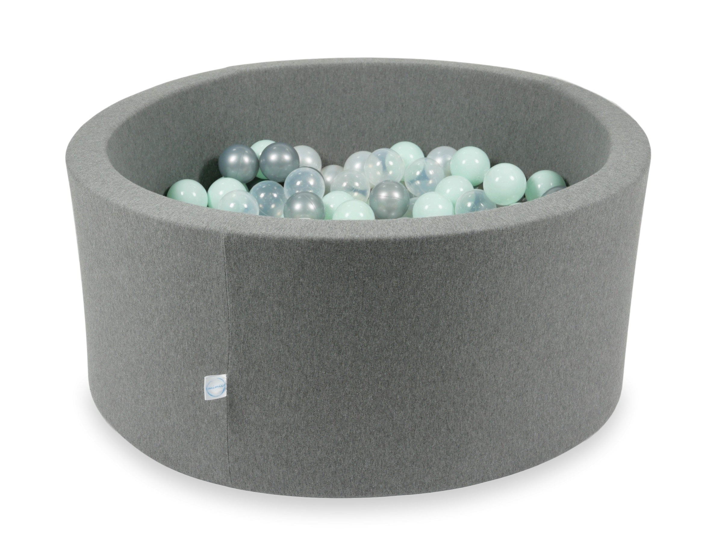 90x40 cm Gray Ball Pit with 300 Balls