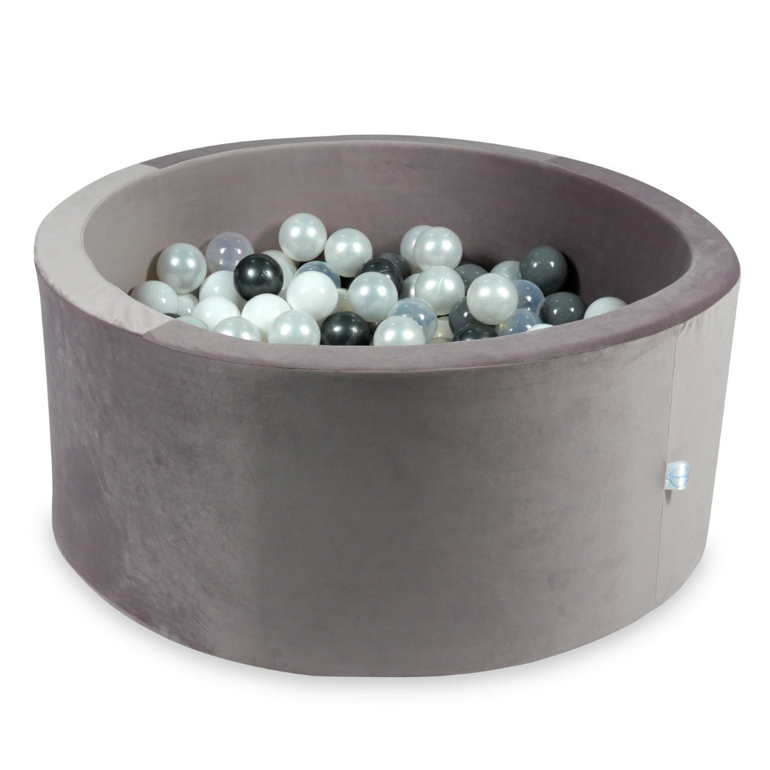 90x40 cm Velvet Lilac Ball Pit with 300 Balls