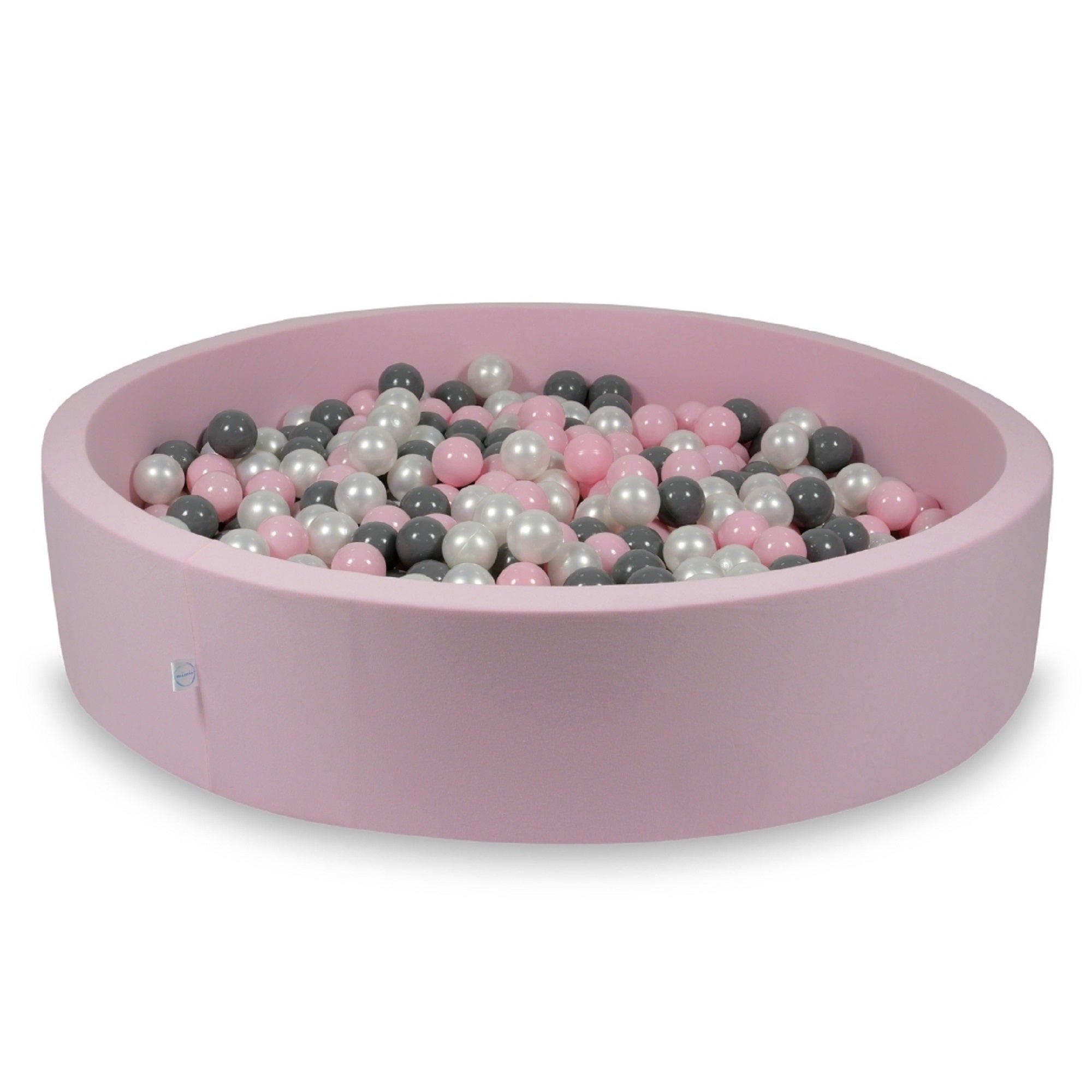 Powder pink ball pit 130x30 cm with 600 balls