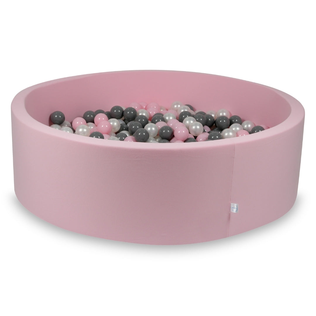 Powder pink ball pit 130x40 cm with 700 balls