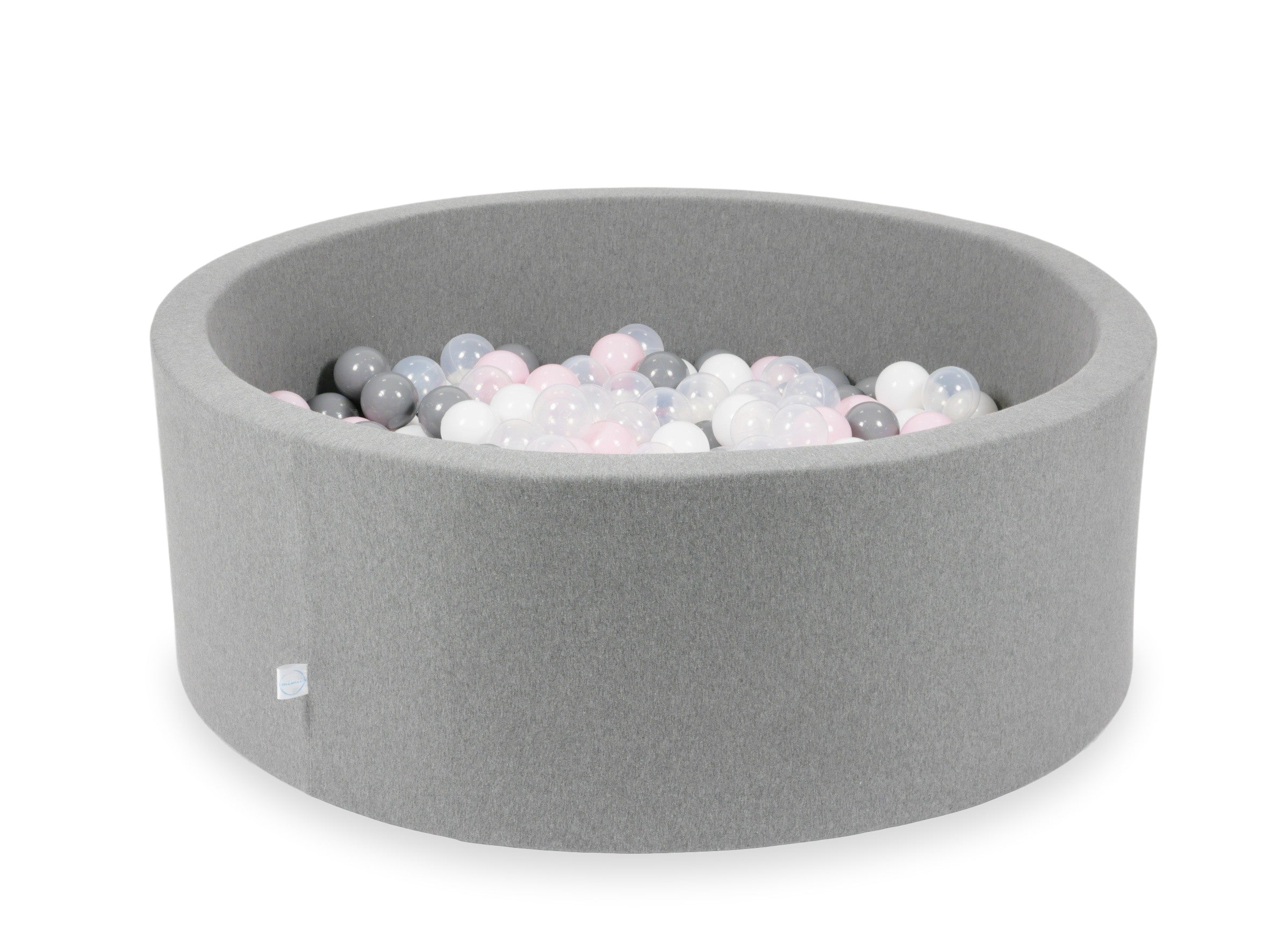 Gray ball pit 110x40 cm with 500 balls