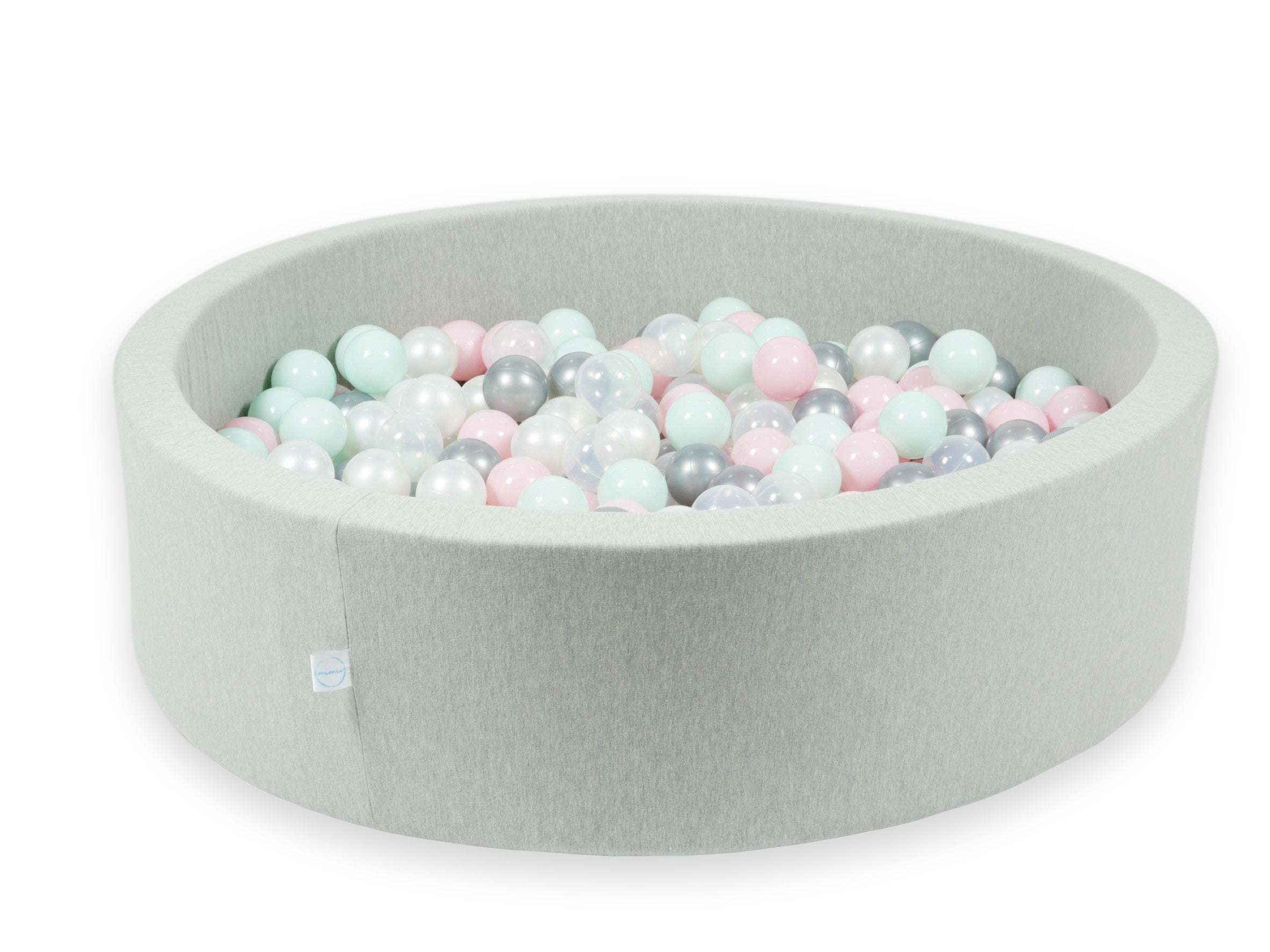 Light Gray Ball Pit 110x30 cm with 400 balls