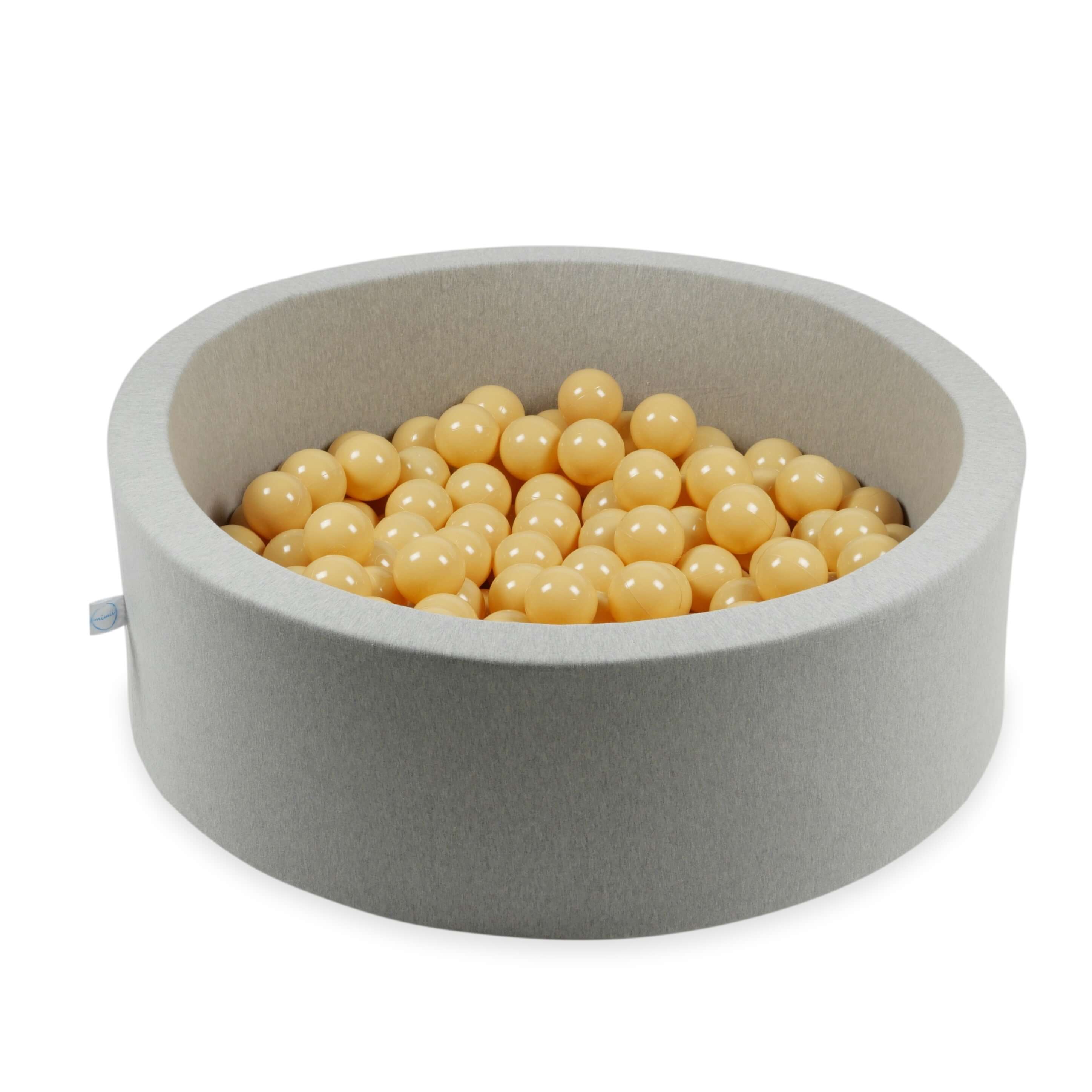 Game balls ø7cm 200 pieces beige