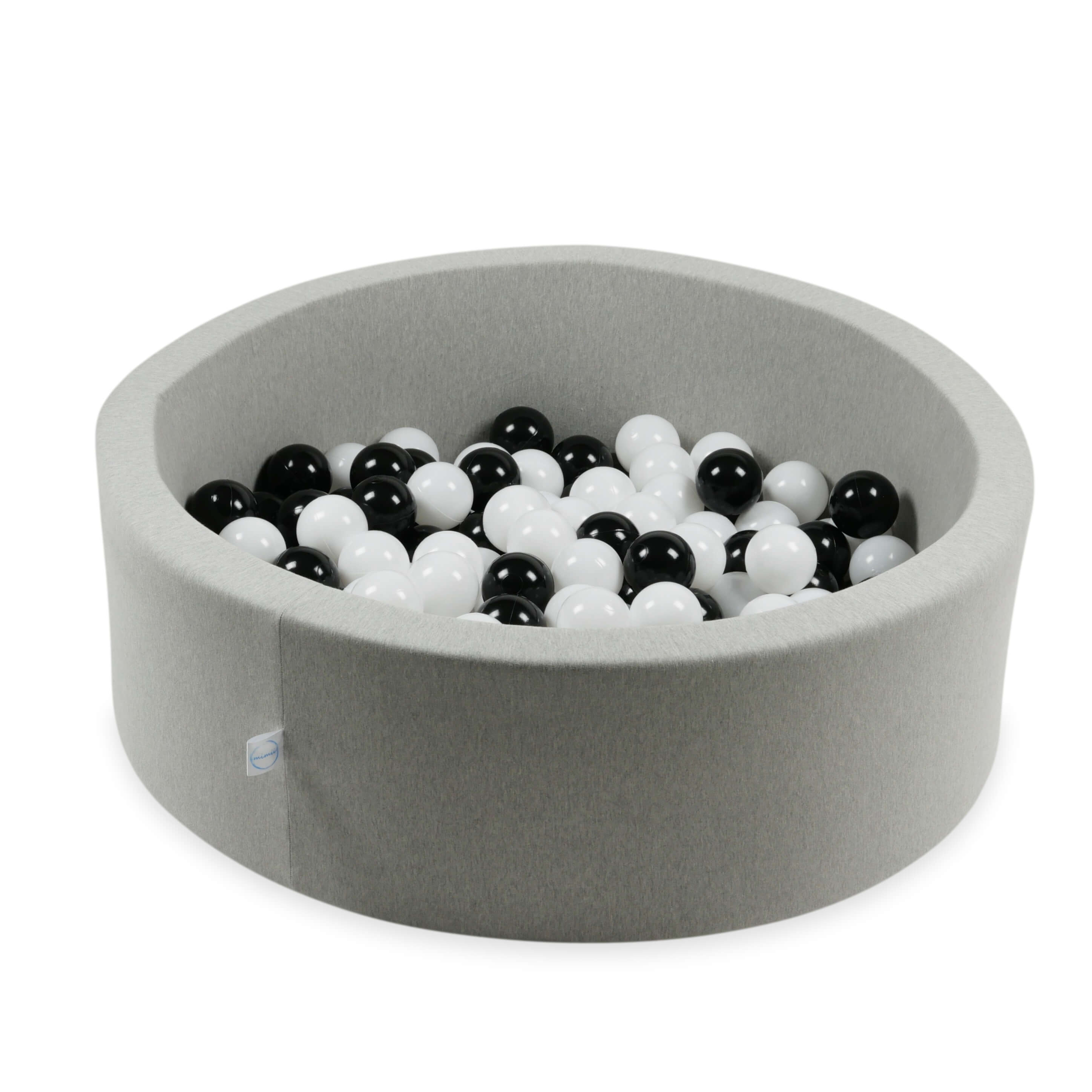 Balles de jeu ø7cm 25 pièces blanc, noir