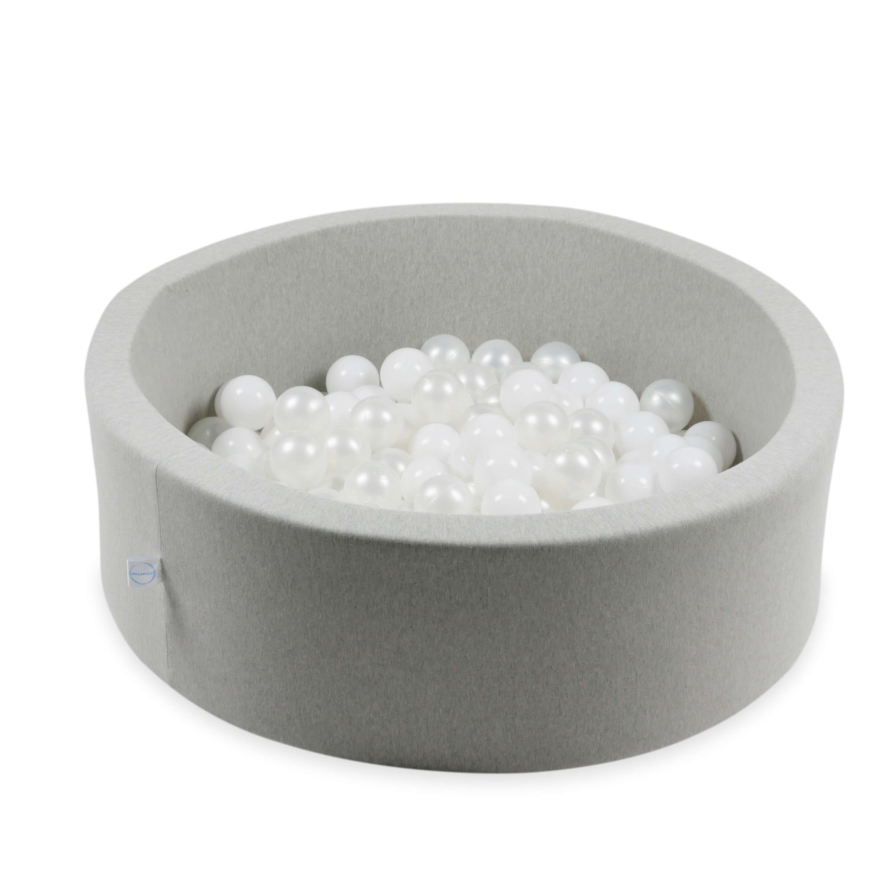 50 weiße, perlmuttfarbene Spielbälle, 7 cm Durchmesser