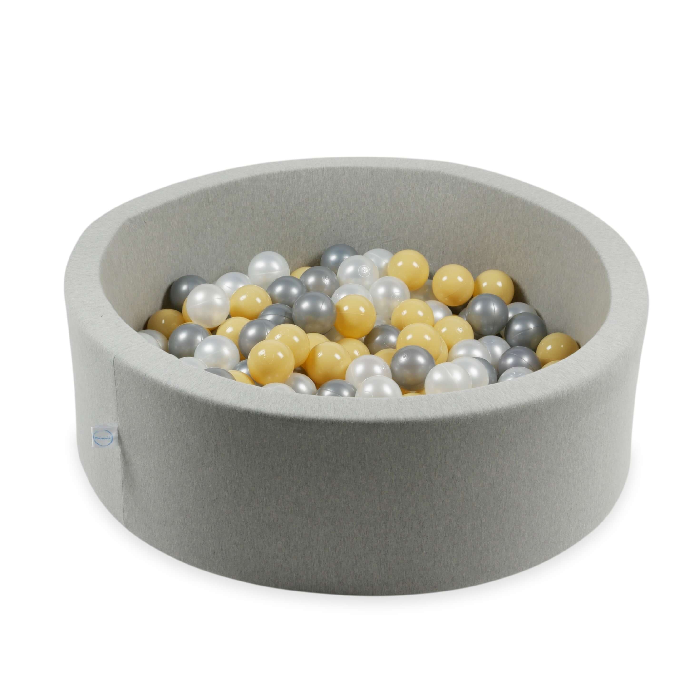 Game balls ø7cm 400 pieces pearl, silver, beige