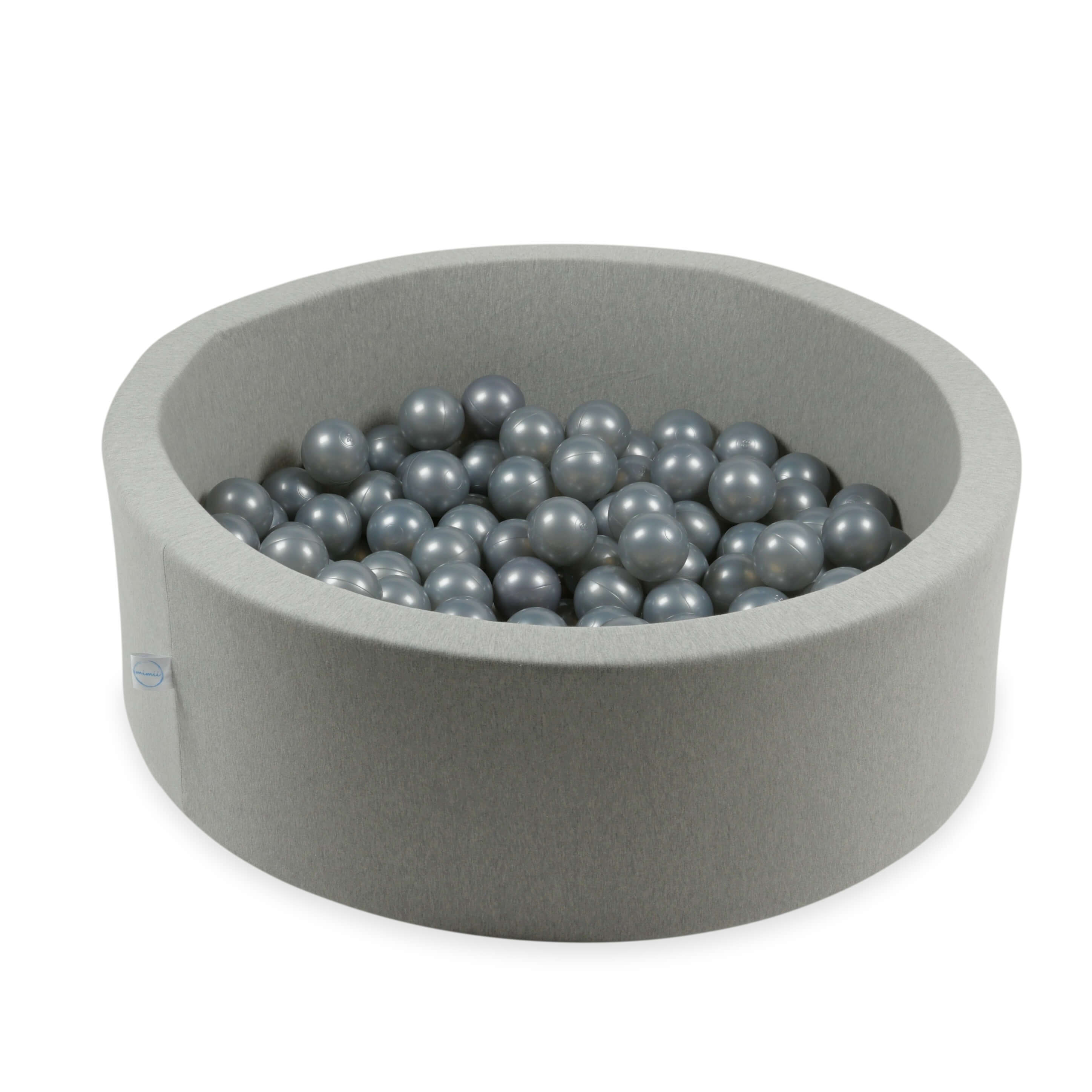 Play balls ø7cm 50 pieces silver