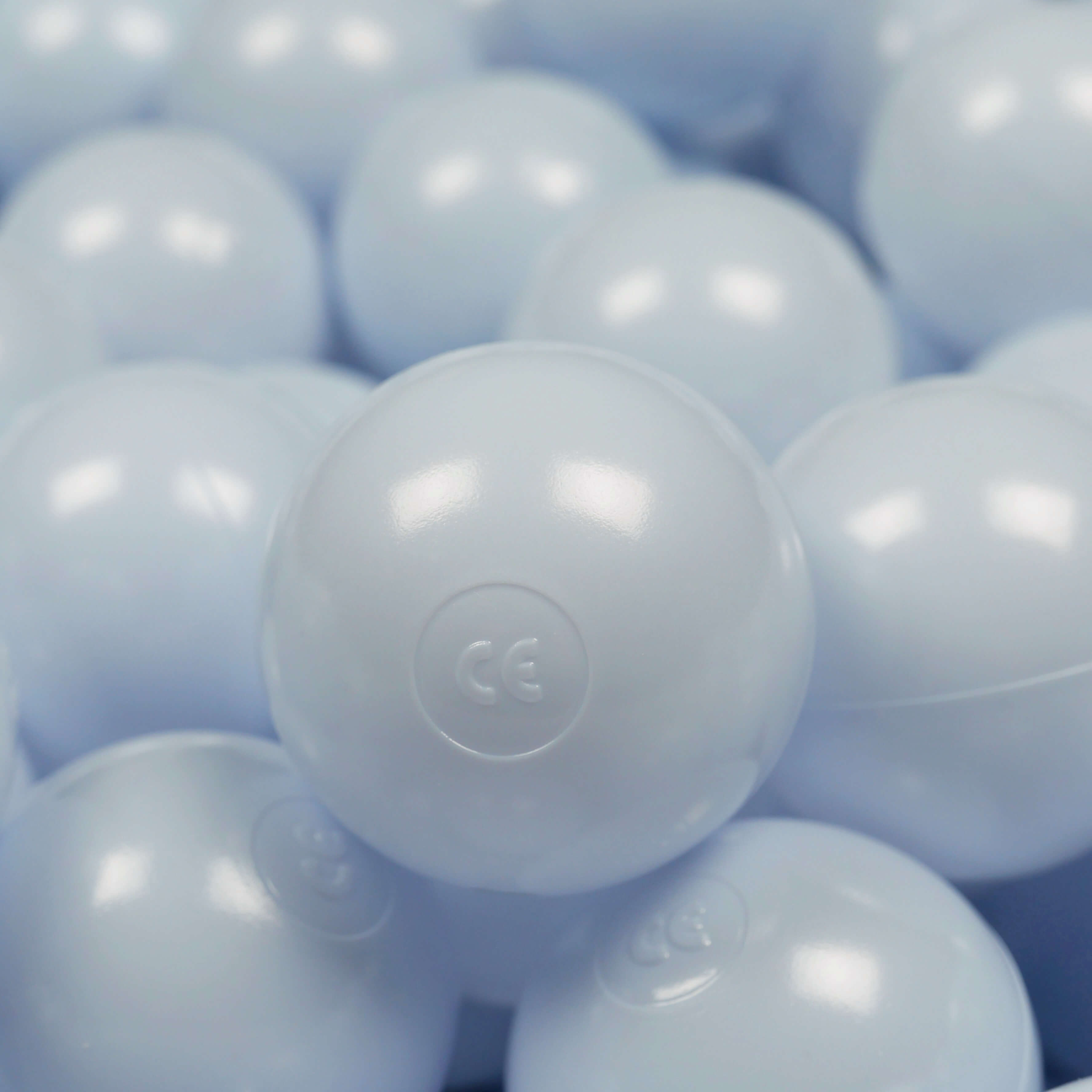 Spielbälle ø7cm 50 Stück hellblaue Perle