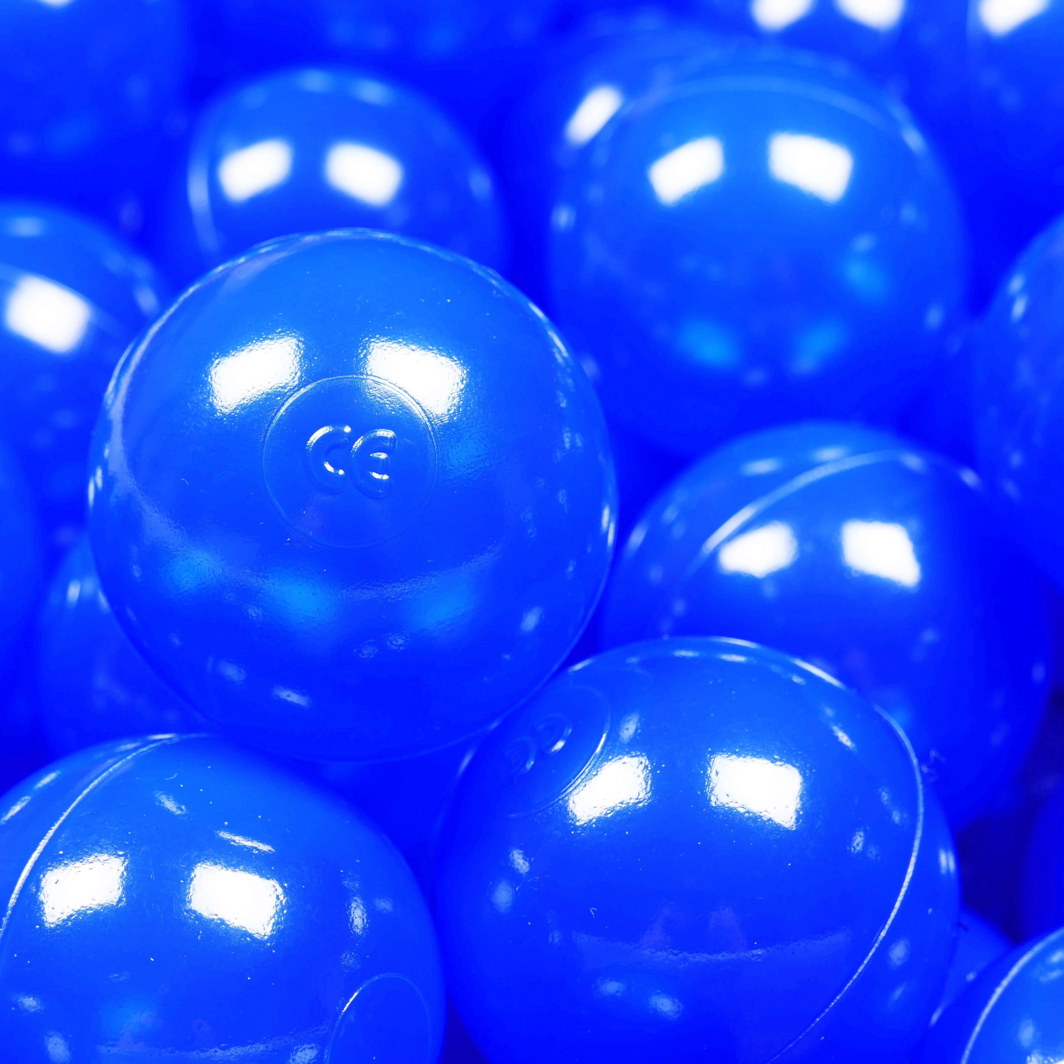 7 cm Durchmesser Spielbälle, 100 Stück, blau