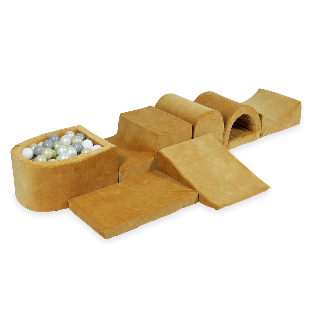 6 elements - set of 16 (wedge, hill, step, cradle, bridge, mat)