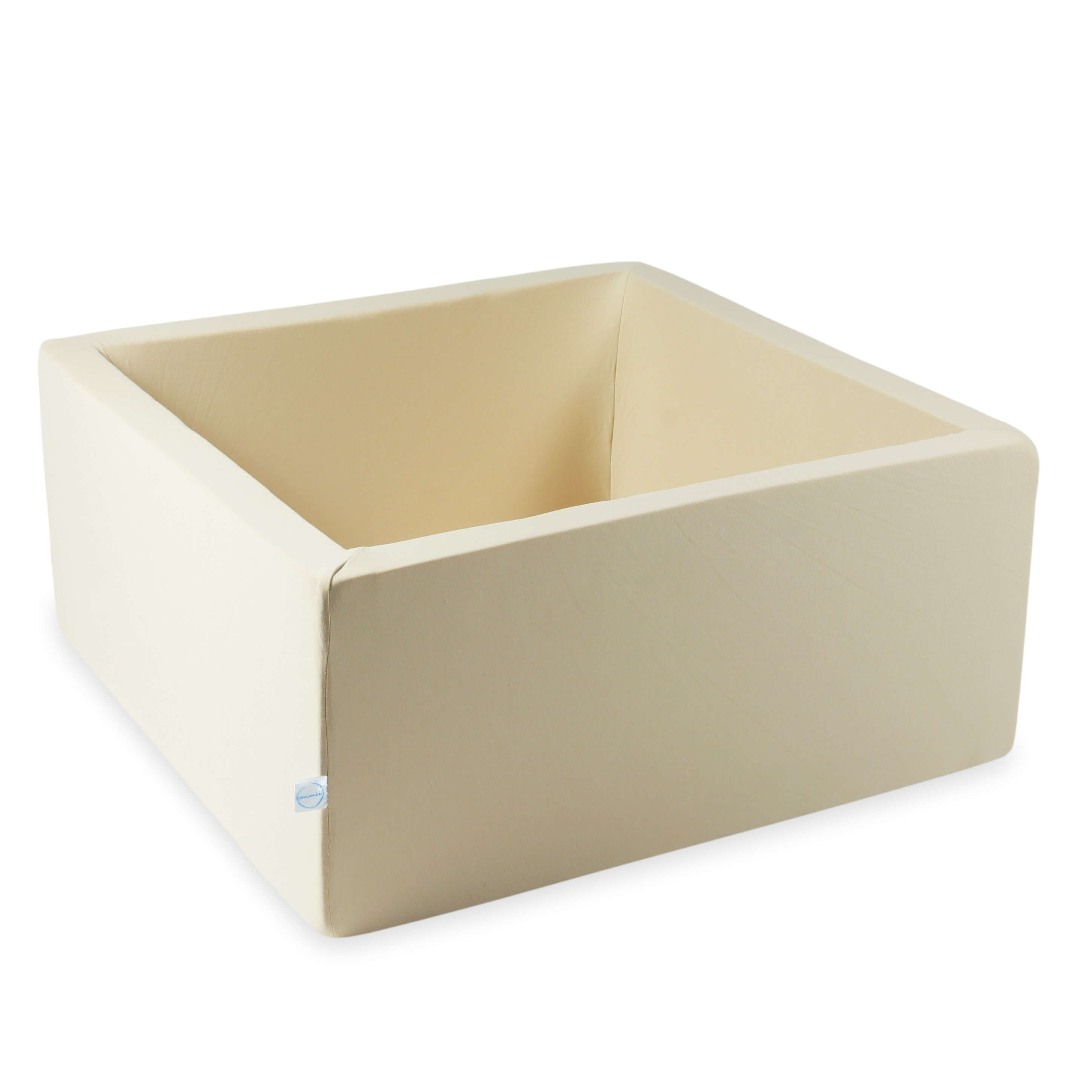 Quadratischer Bällebad 90x90x40 cm beige ohne Bälle