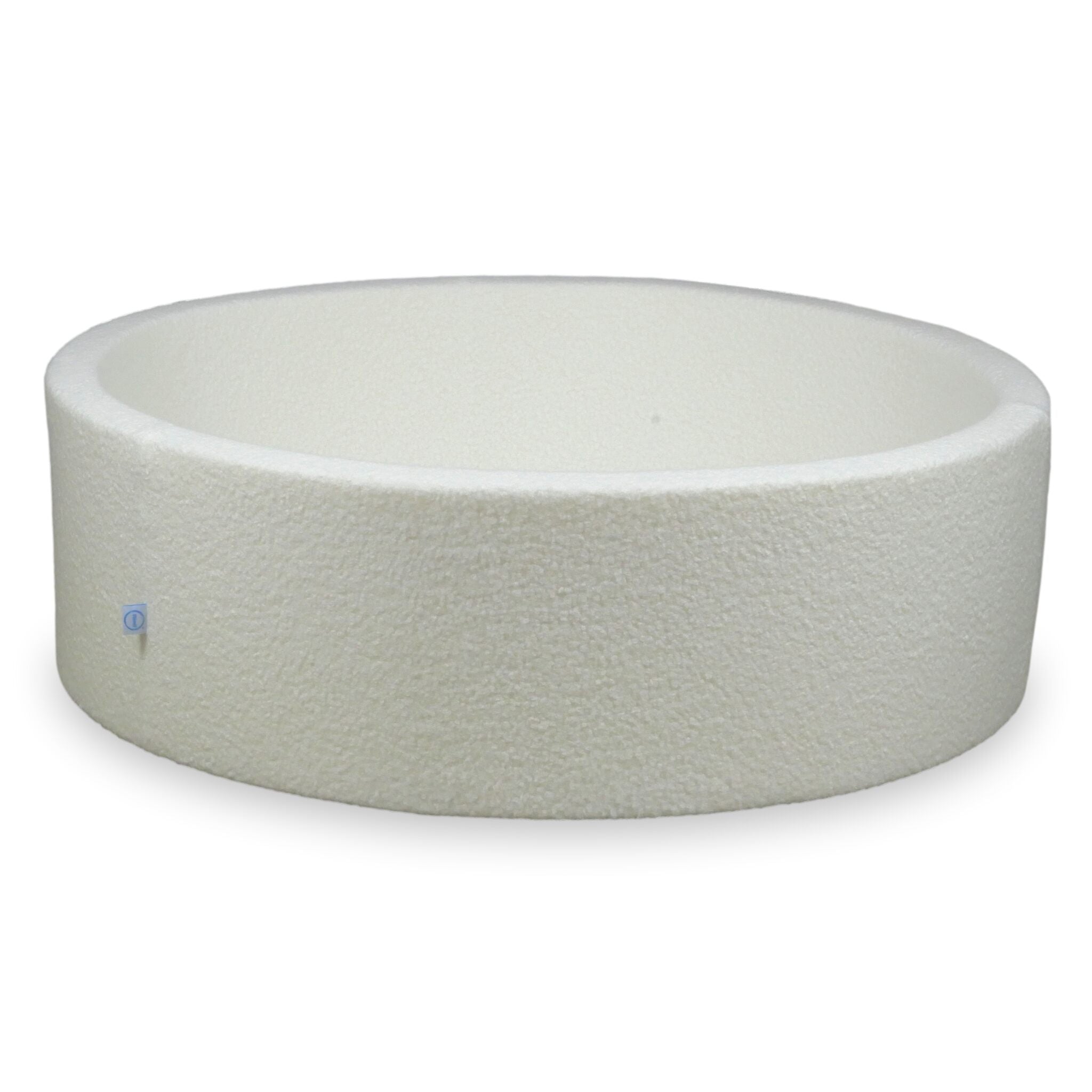 Ball Pit 130x40 White Boucle without balls