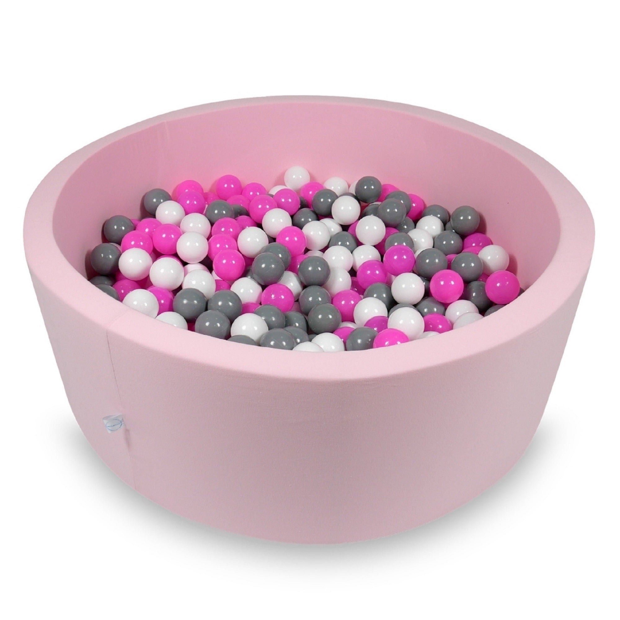 Piscine à balles en rose poudré 110x40 cm avec 500balles