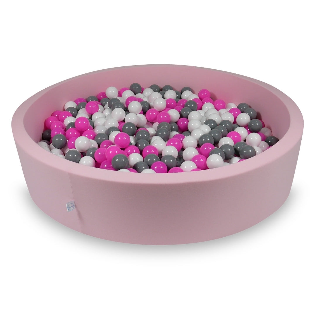 Piscina con palline in rosa cipria 130x30 cm con 600 palline