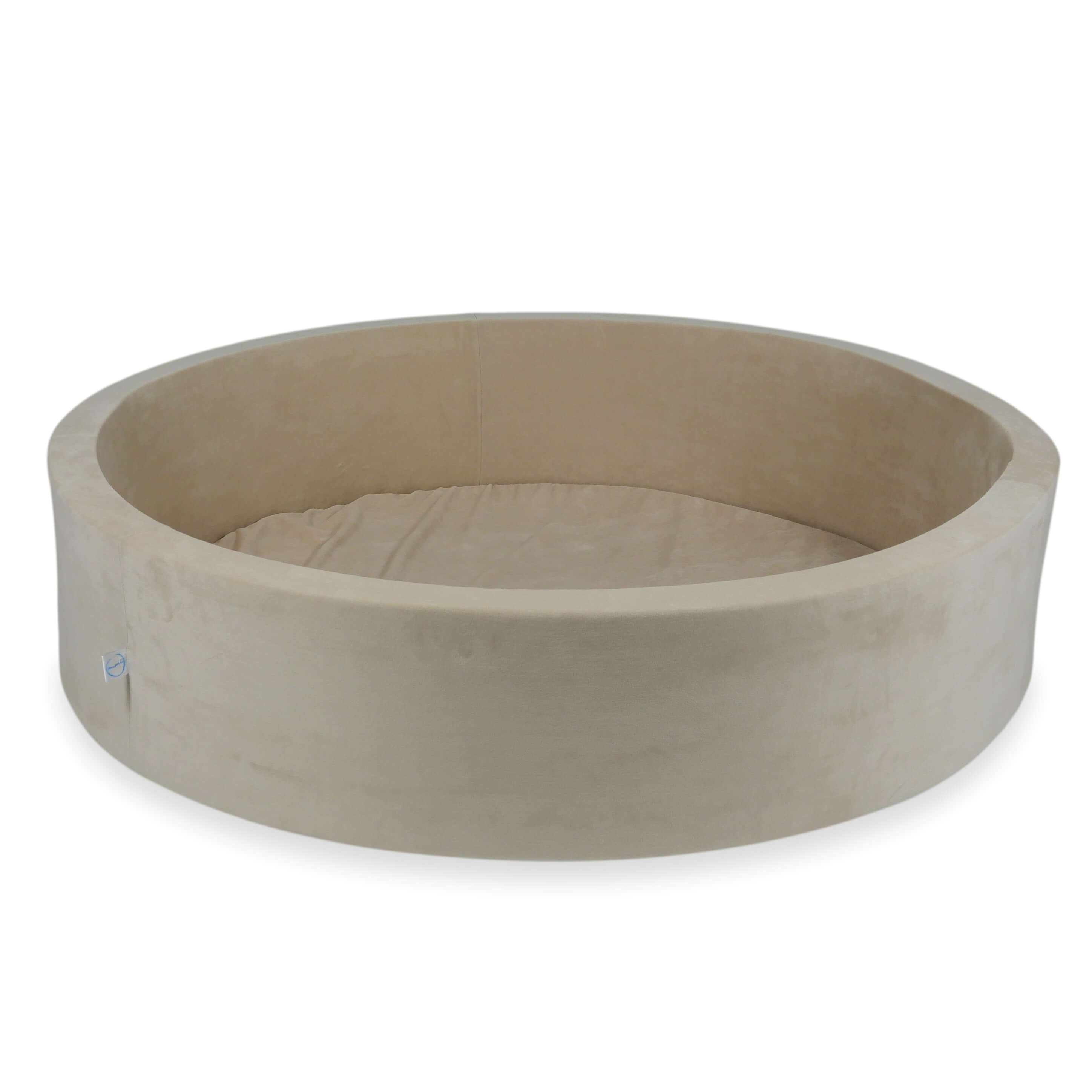 Ball Pit 130x30 Velvet Soft beige without balls