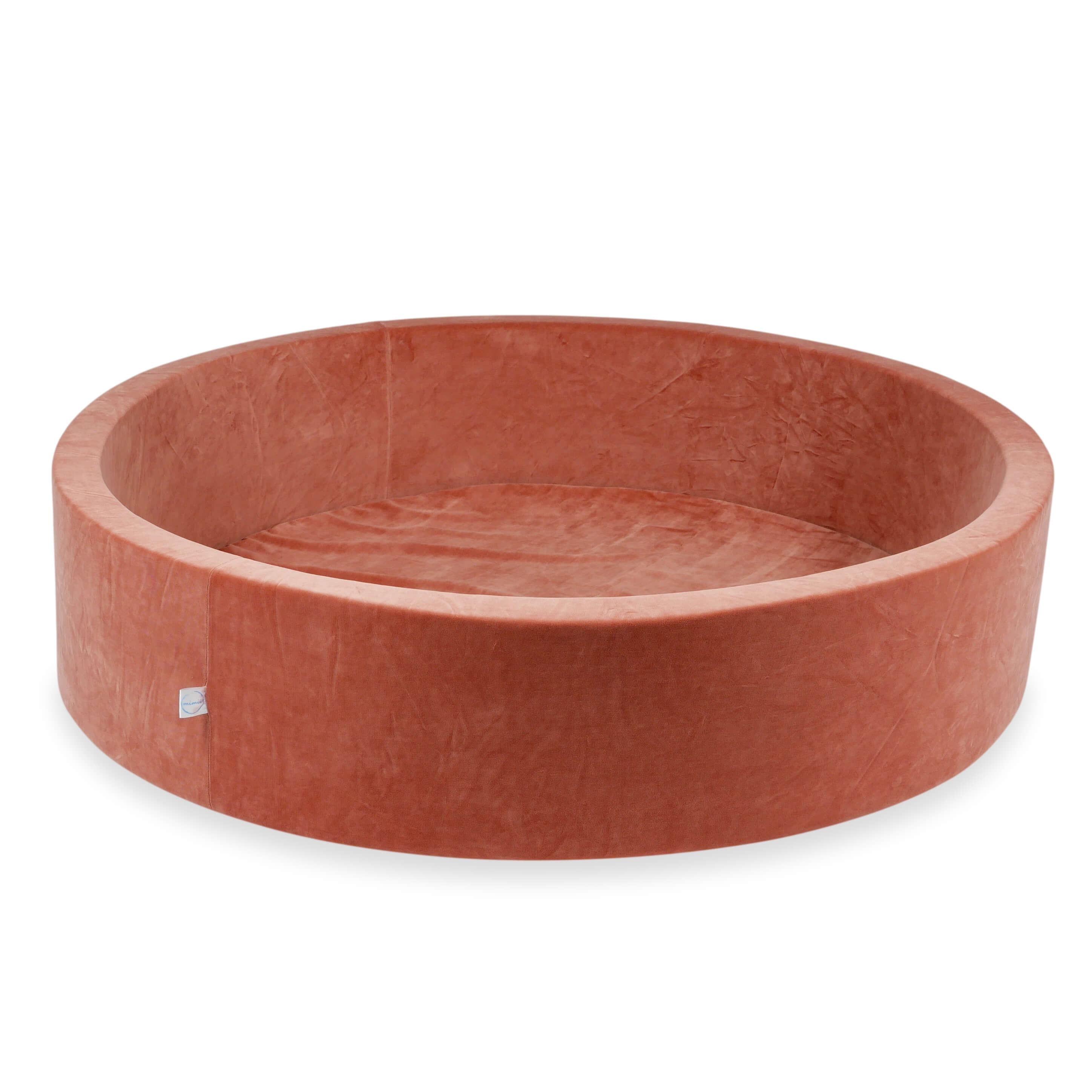 Ball Pit 130x30 Velvet Soft canyon clay without balls