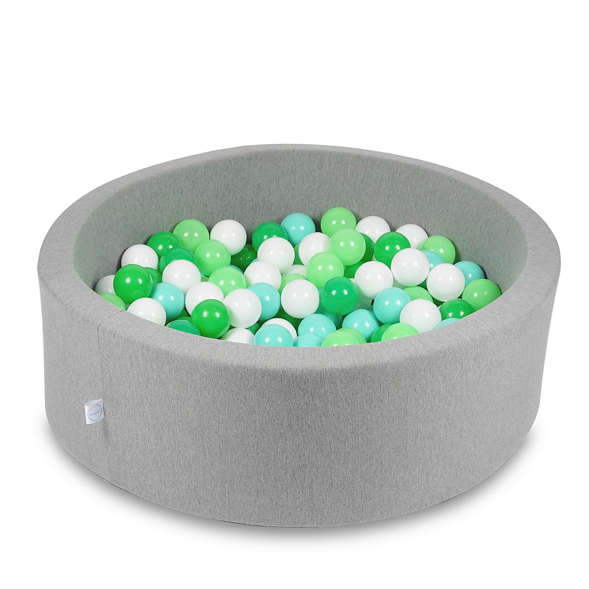 Ball pool in gray 90x30 cm with 200 balls