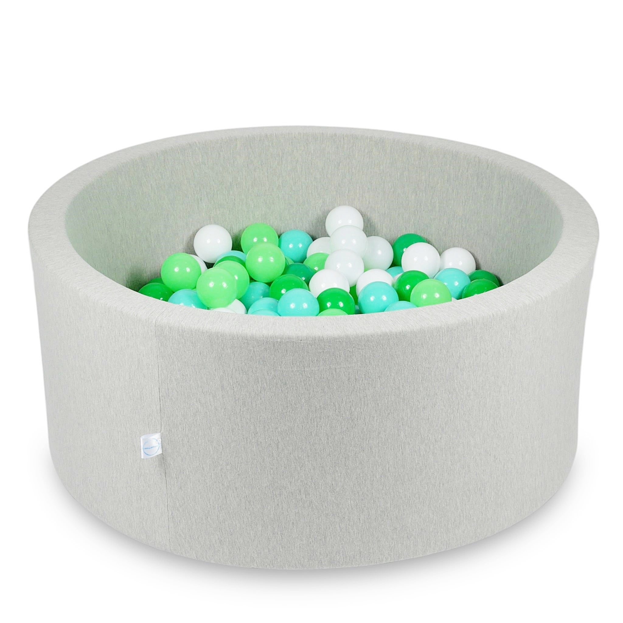 90x40 cm Light Gray Ball Pit with 300 Balls