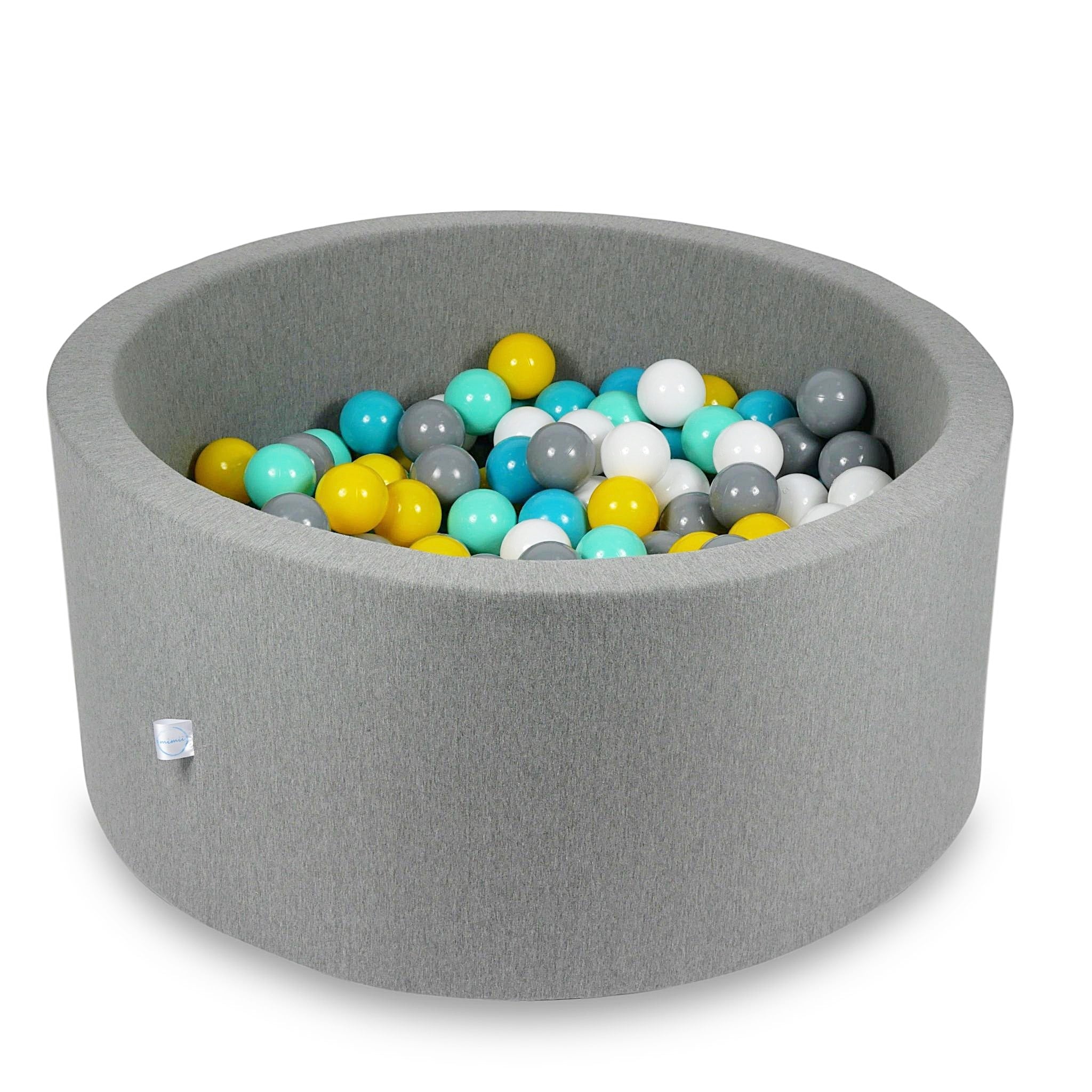 90x40 cm Gray Ball Pit with 300 Balls