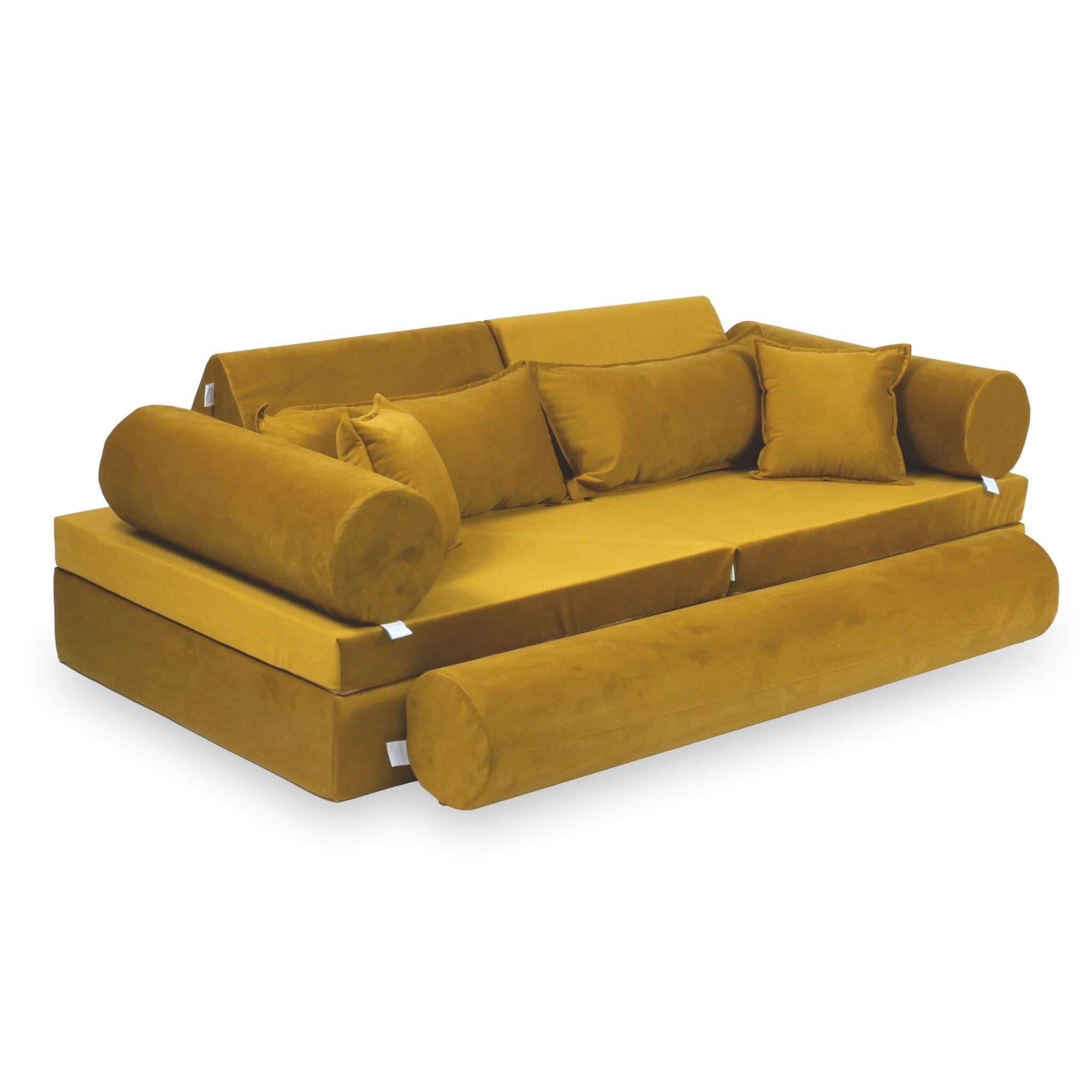 Luxuriöses Montessori-Spielsofa aus Samt