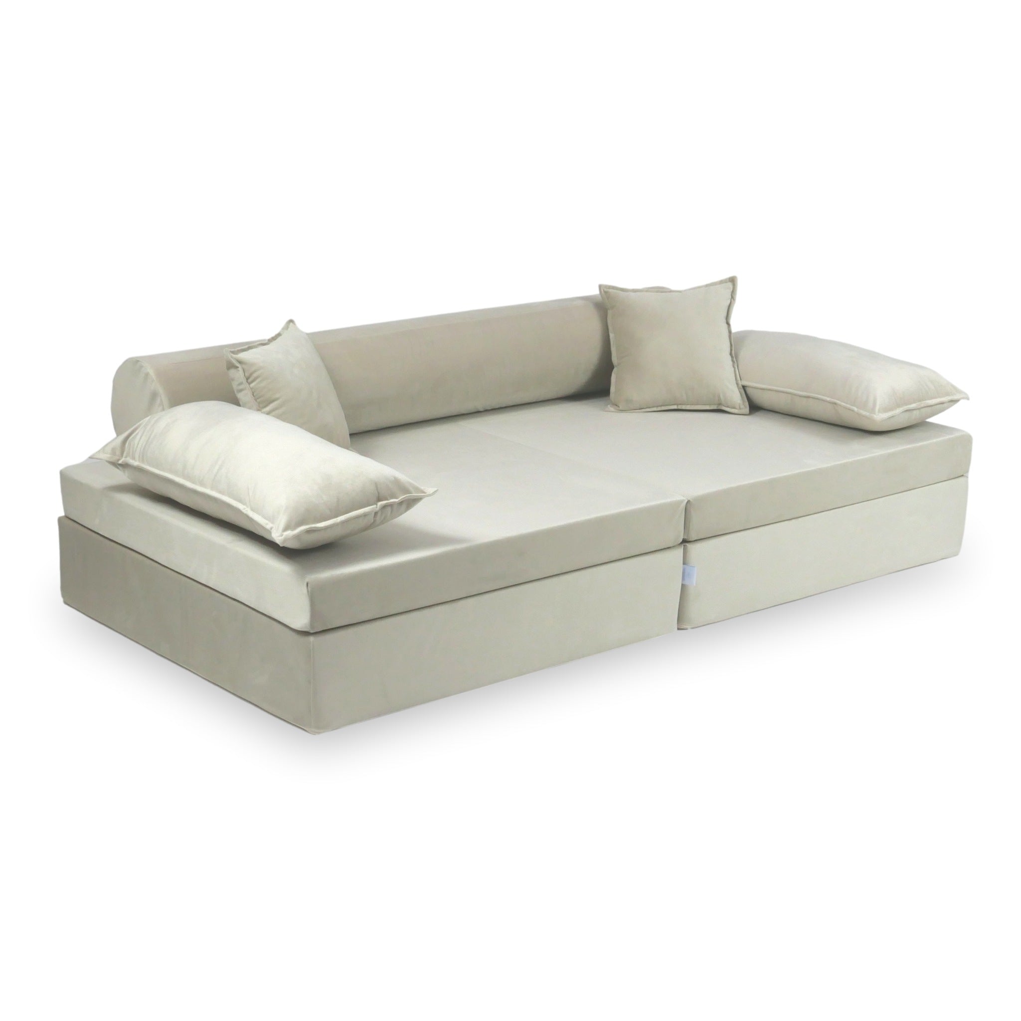 Luxuriöses Montessori-Spielsofa aus Samt