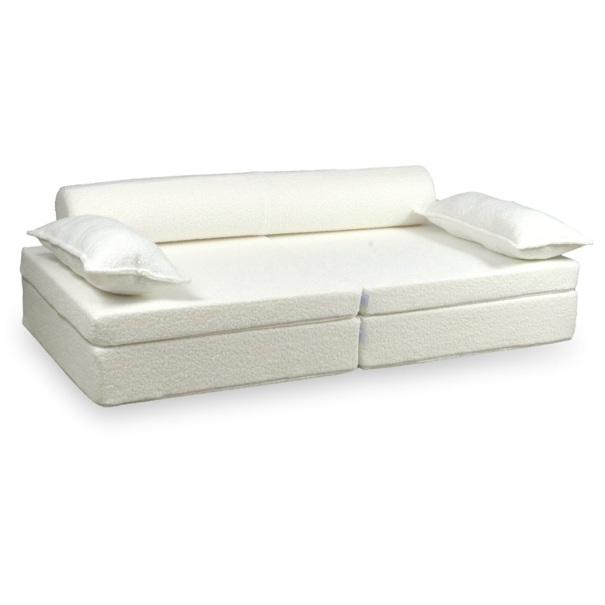 Montessori Play Sofa Deluxe White