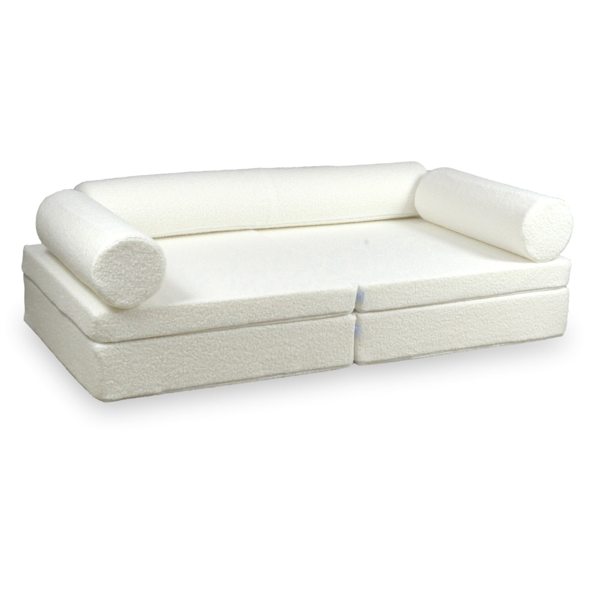 Montessori Play Sofa Deluxe White