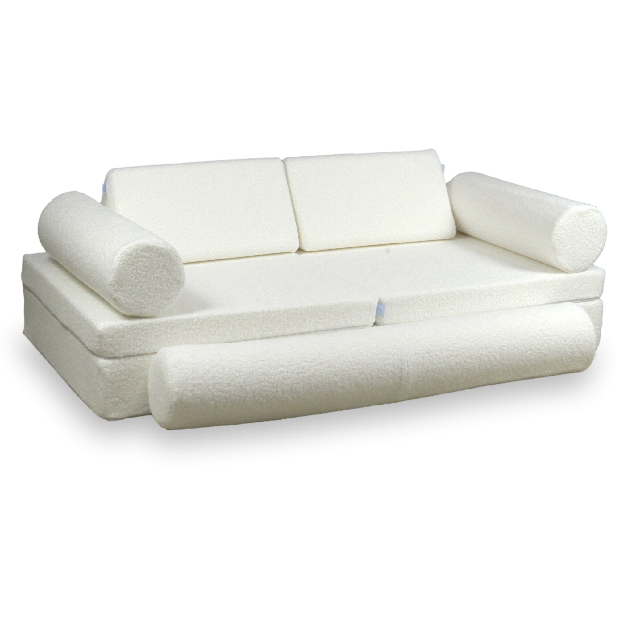 Montessori Play Sofa Deluxe White