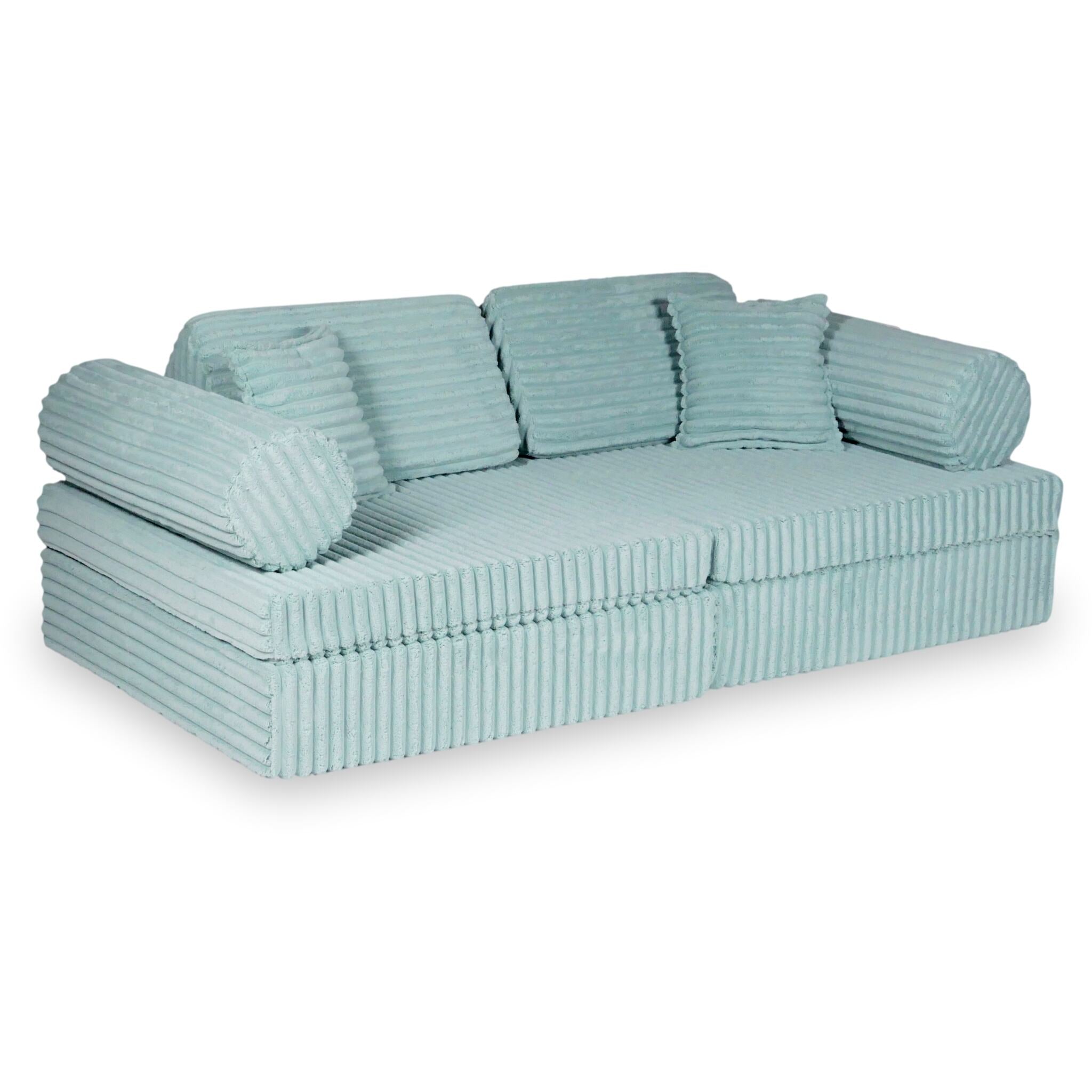 Montessori Play Sofa Comfort in waffle