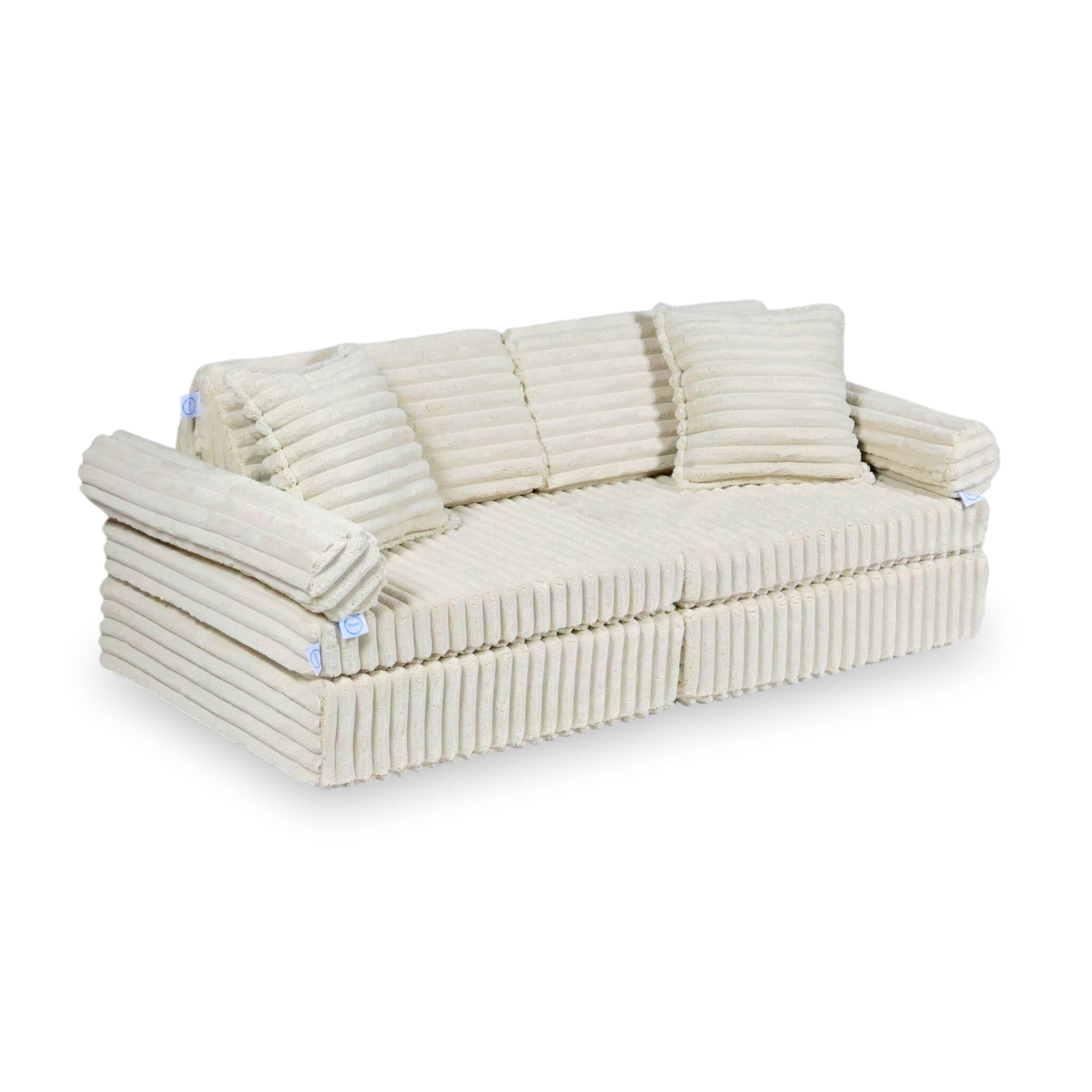 Montessori Mini Play Sofa Comfort in waffle
