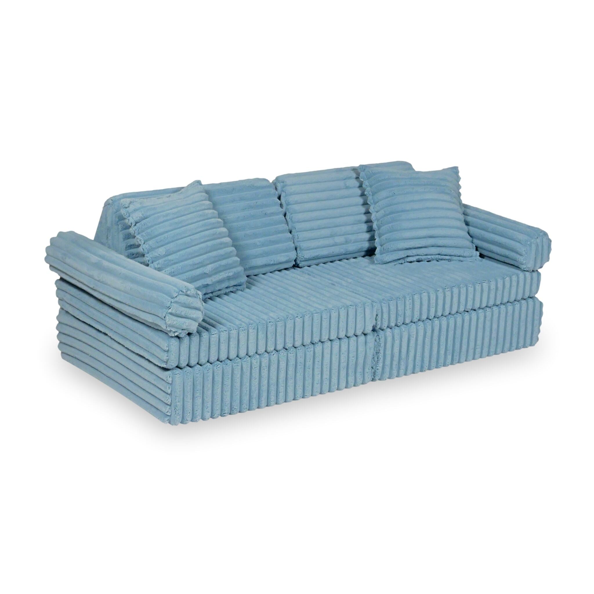 Montessori Mini Play Sofa Comfort in waffle