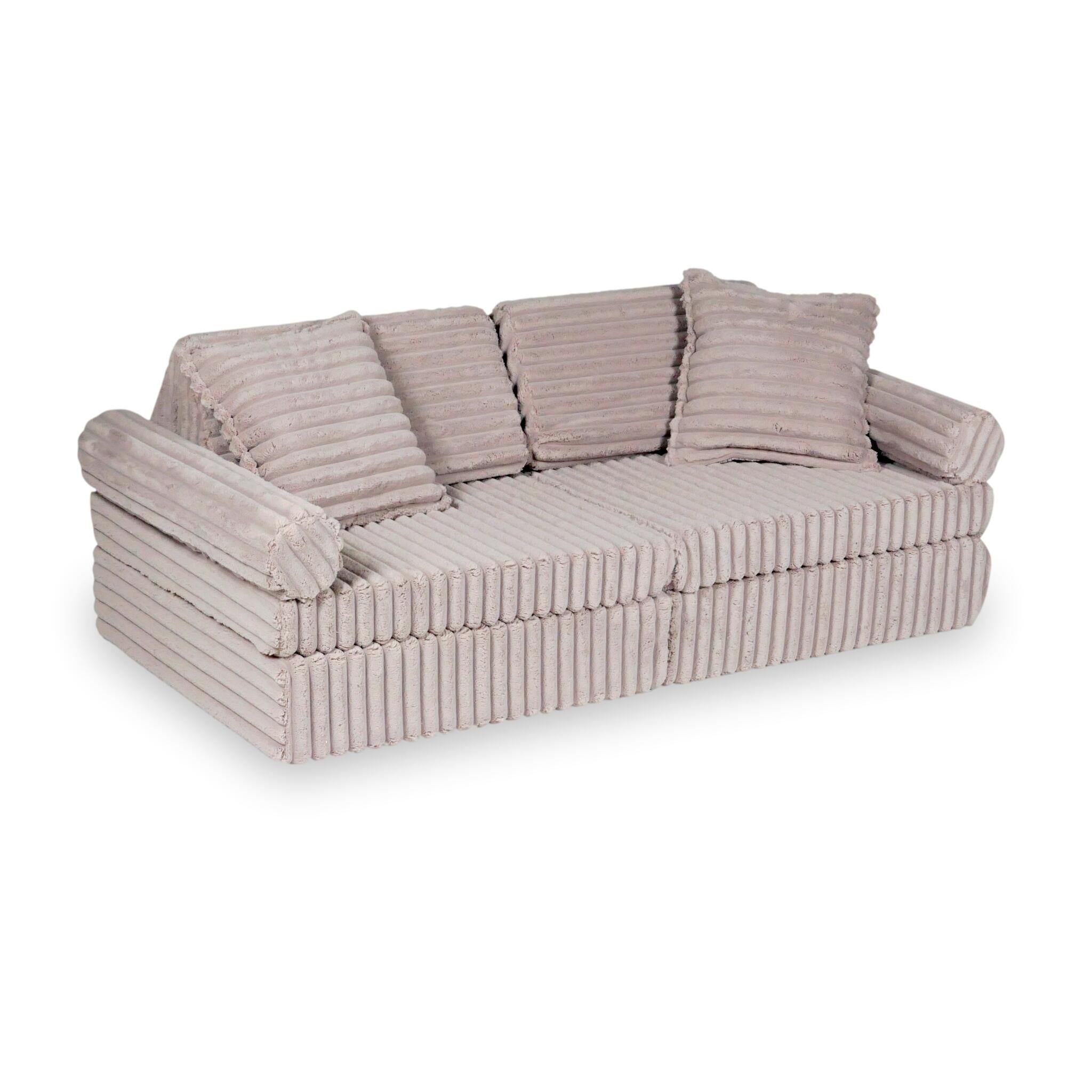 Montessori Mini Play Sofa Comfort in waffle