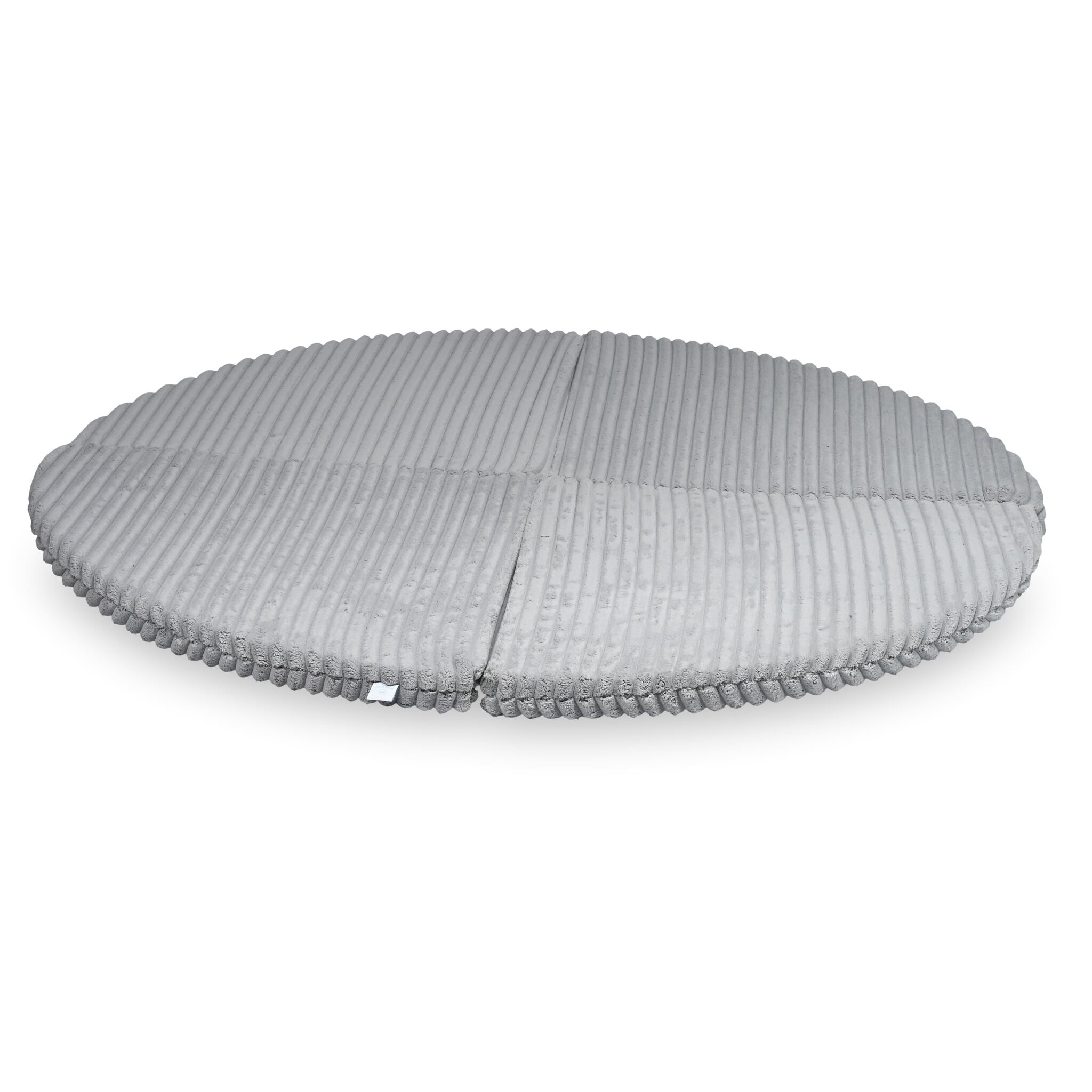 Round baby play mat 160cm in embossed fabric