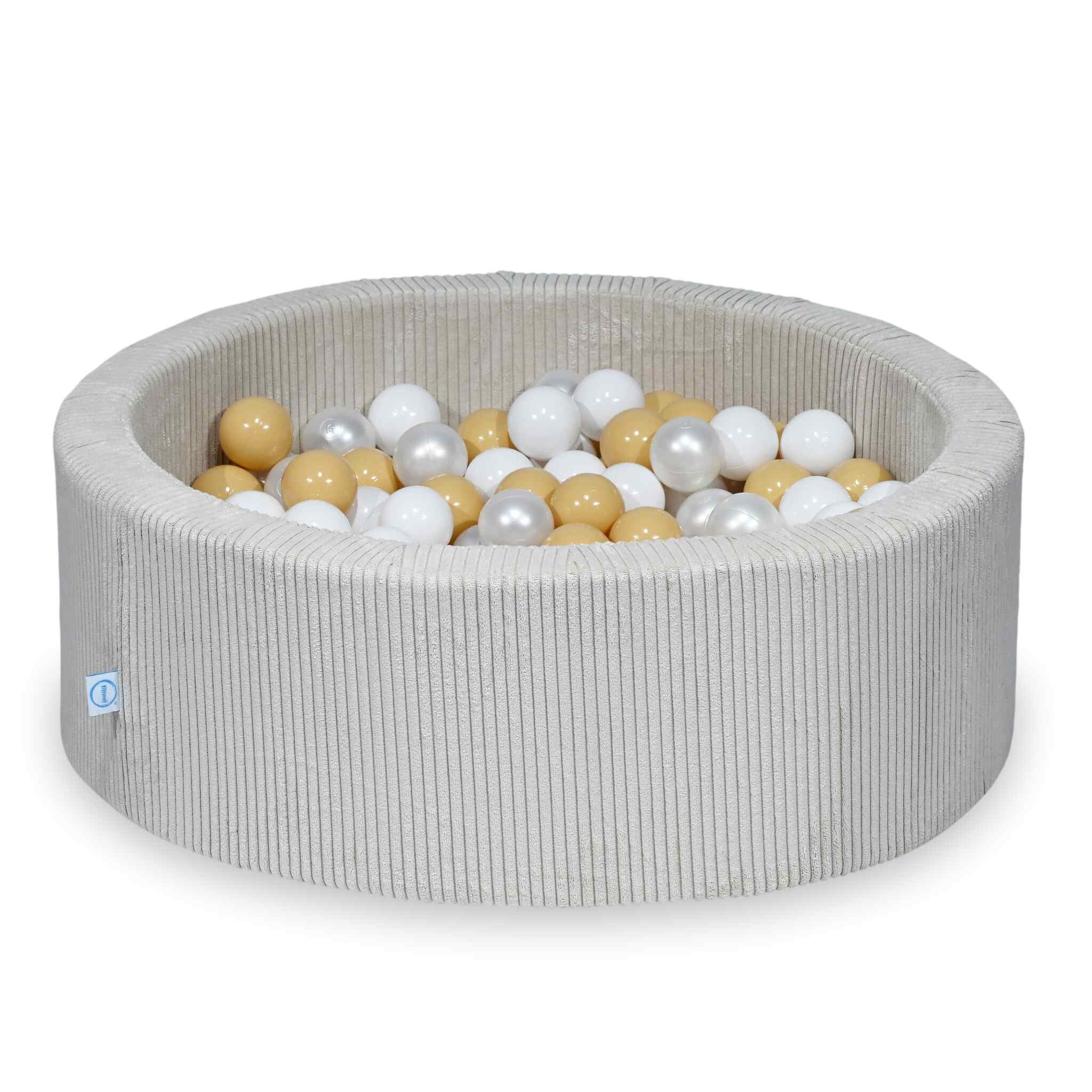 Corduroy ball pit