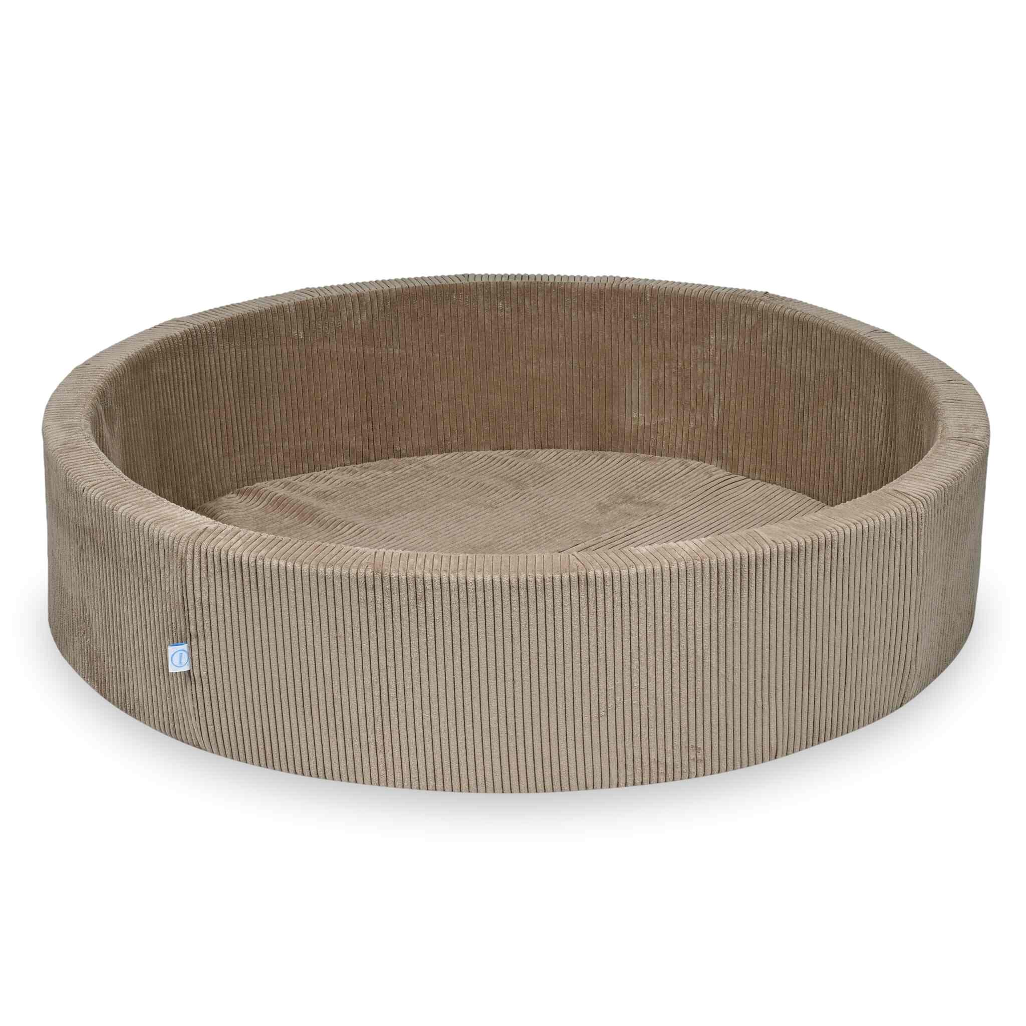 Ball Pit 130x30 Corduroy Toffee without balls