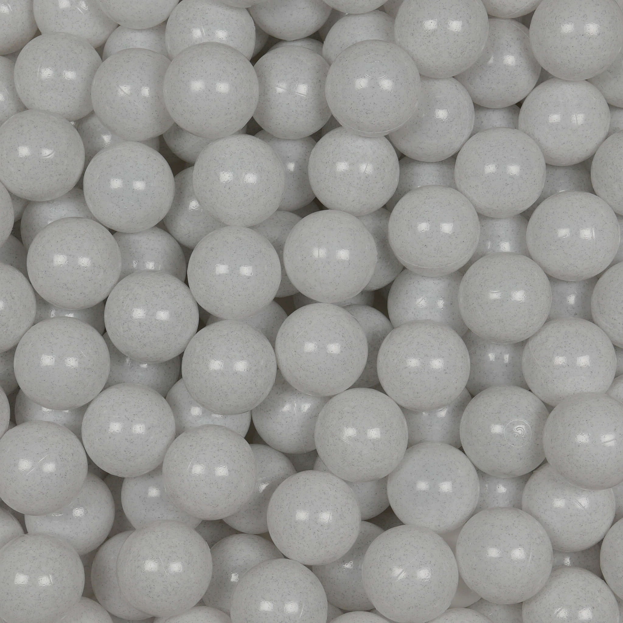 100 Spielbälle mit 7 cm Durchmesser, weißer Pullover