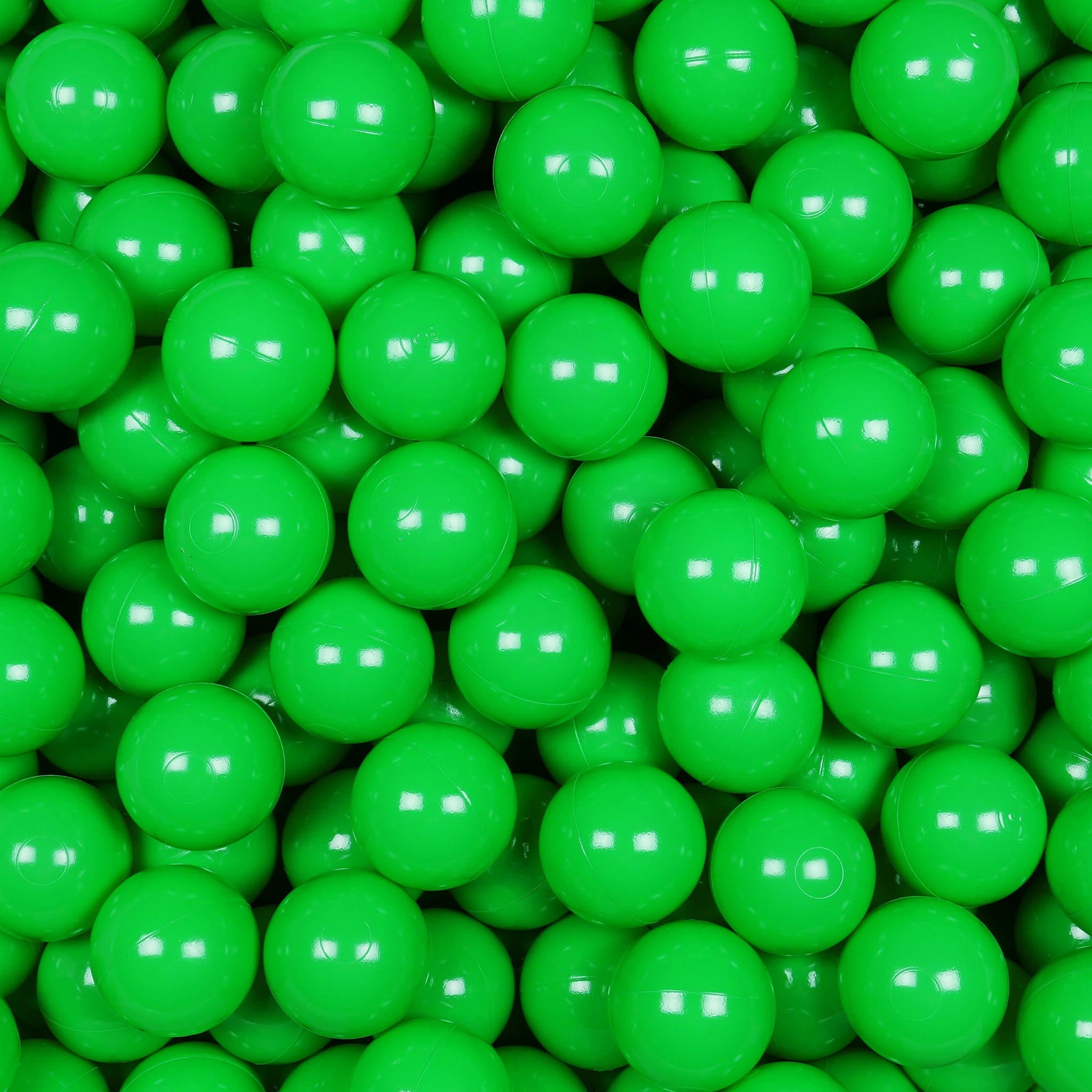 200 grüne Spielbälle, 7 cm Durchmesser