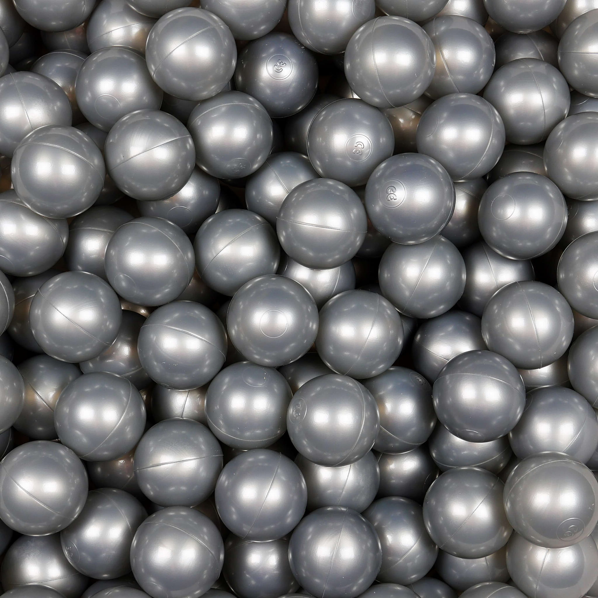 Game balls ø7cm 300 pieces silver