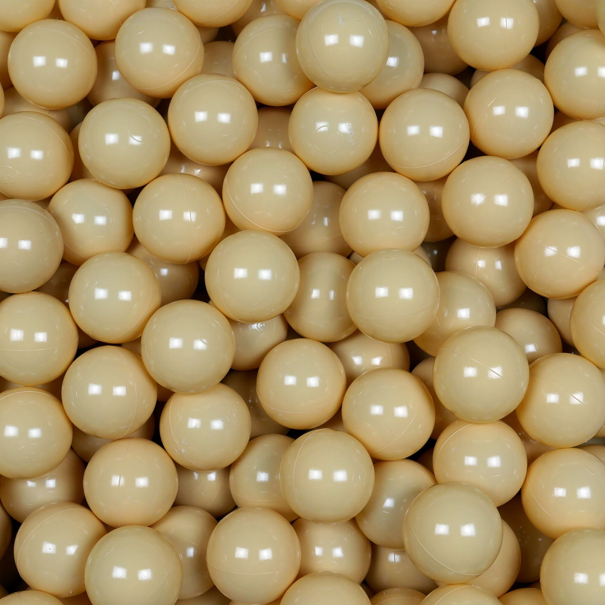 Game balls ø7cm 400 pieces beige