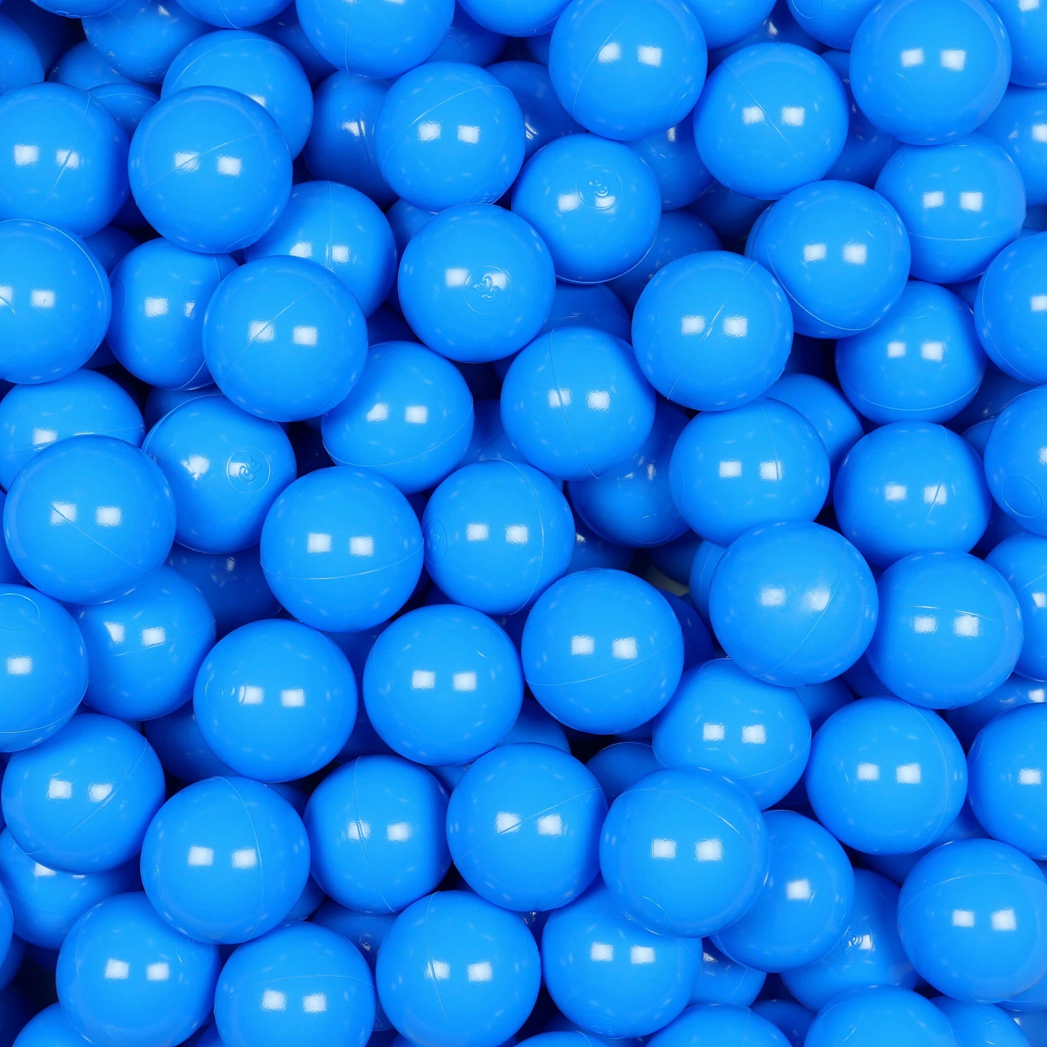 500 blaue Spielbälle, 7 cm Durchmesser