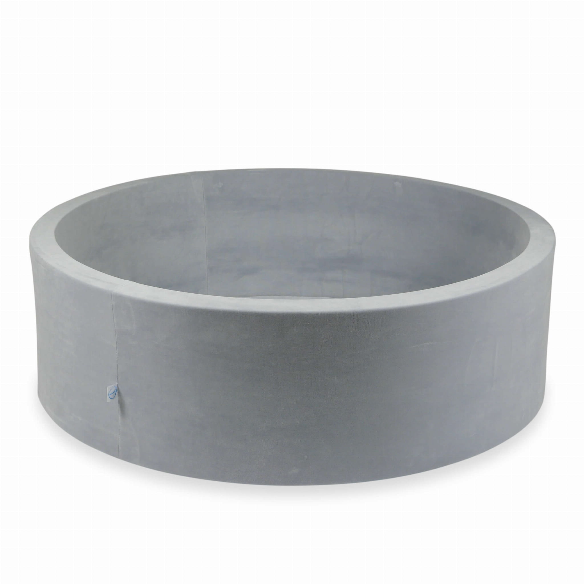 Ball Pit 130x40 Velvet Soft light gray without balls
