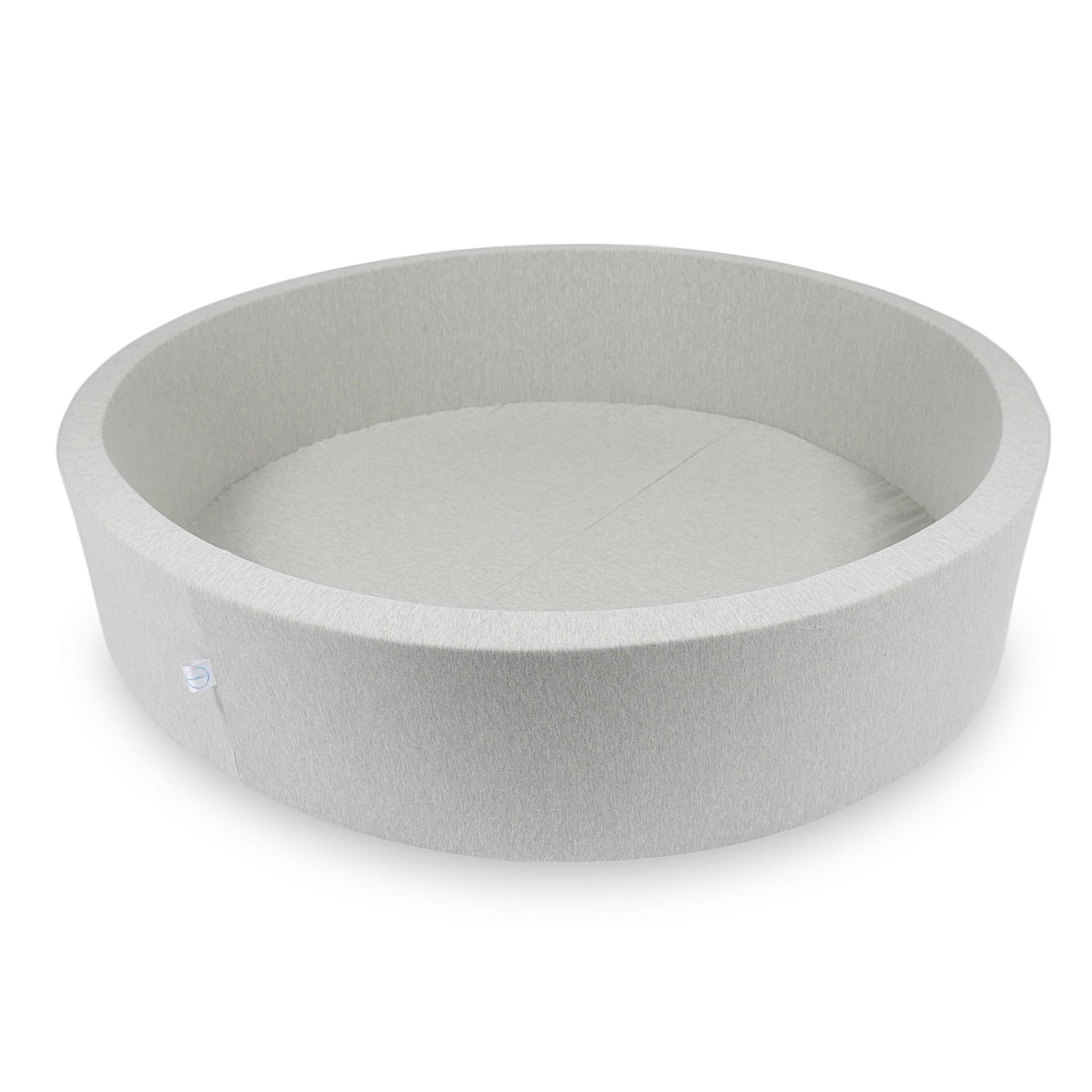 Ball Pit 130x30cm light gray without balls