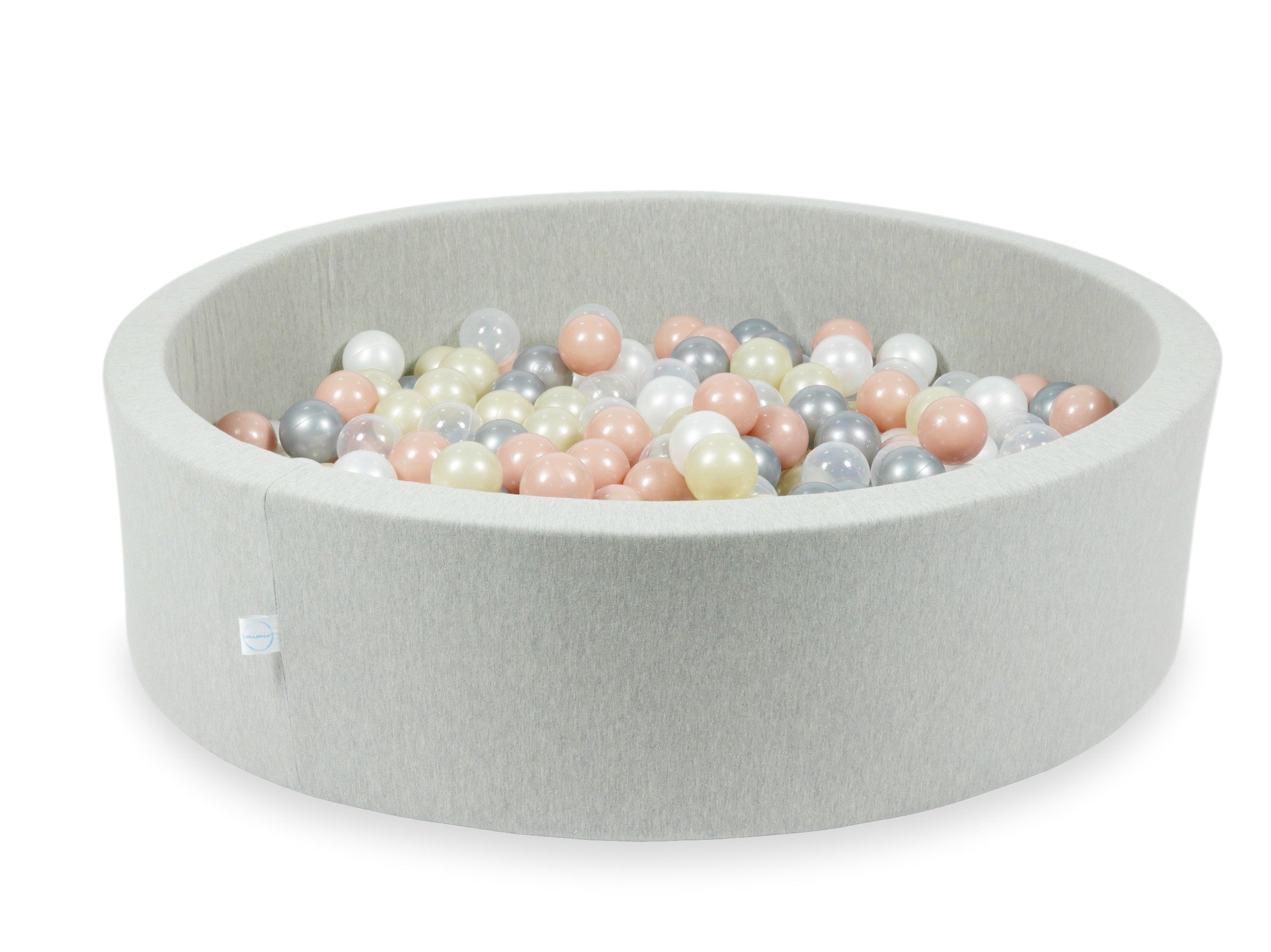 Light Gray Ball Pit 110x30 cm with 400 balls