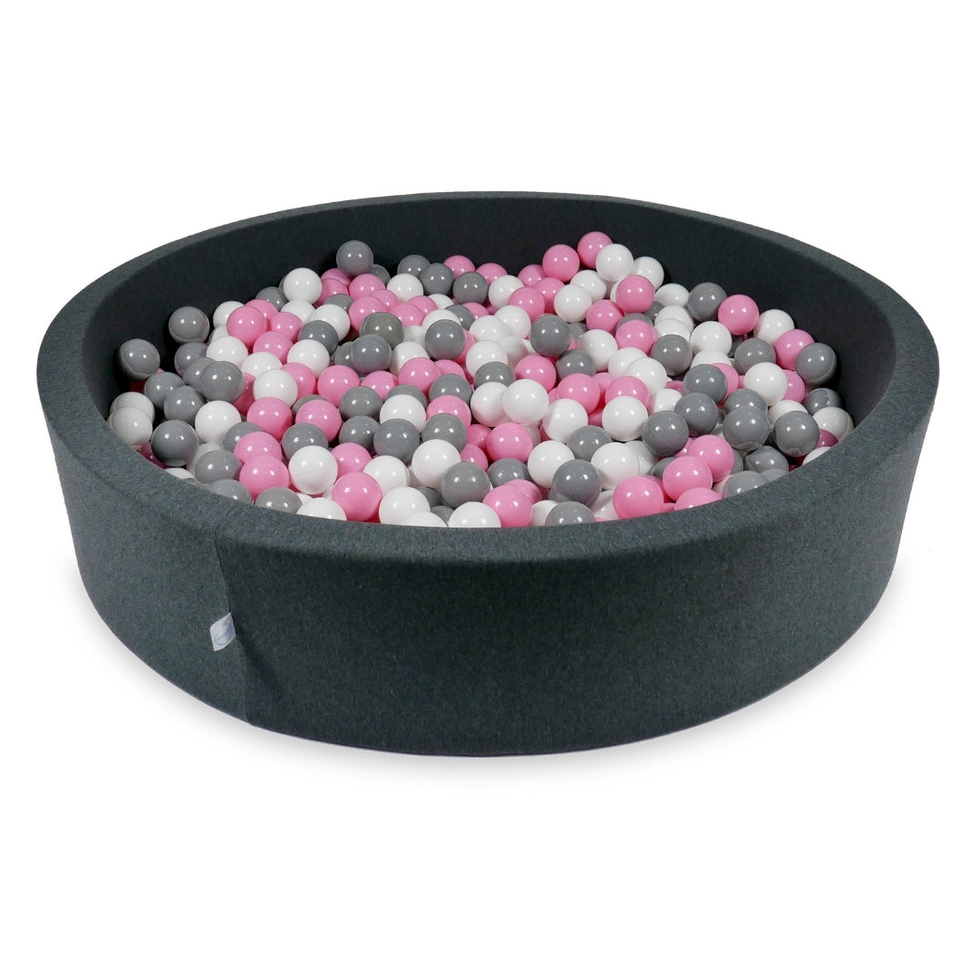 Graphite ball pit 130x30 cm with 600 balls