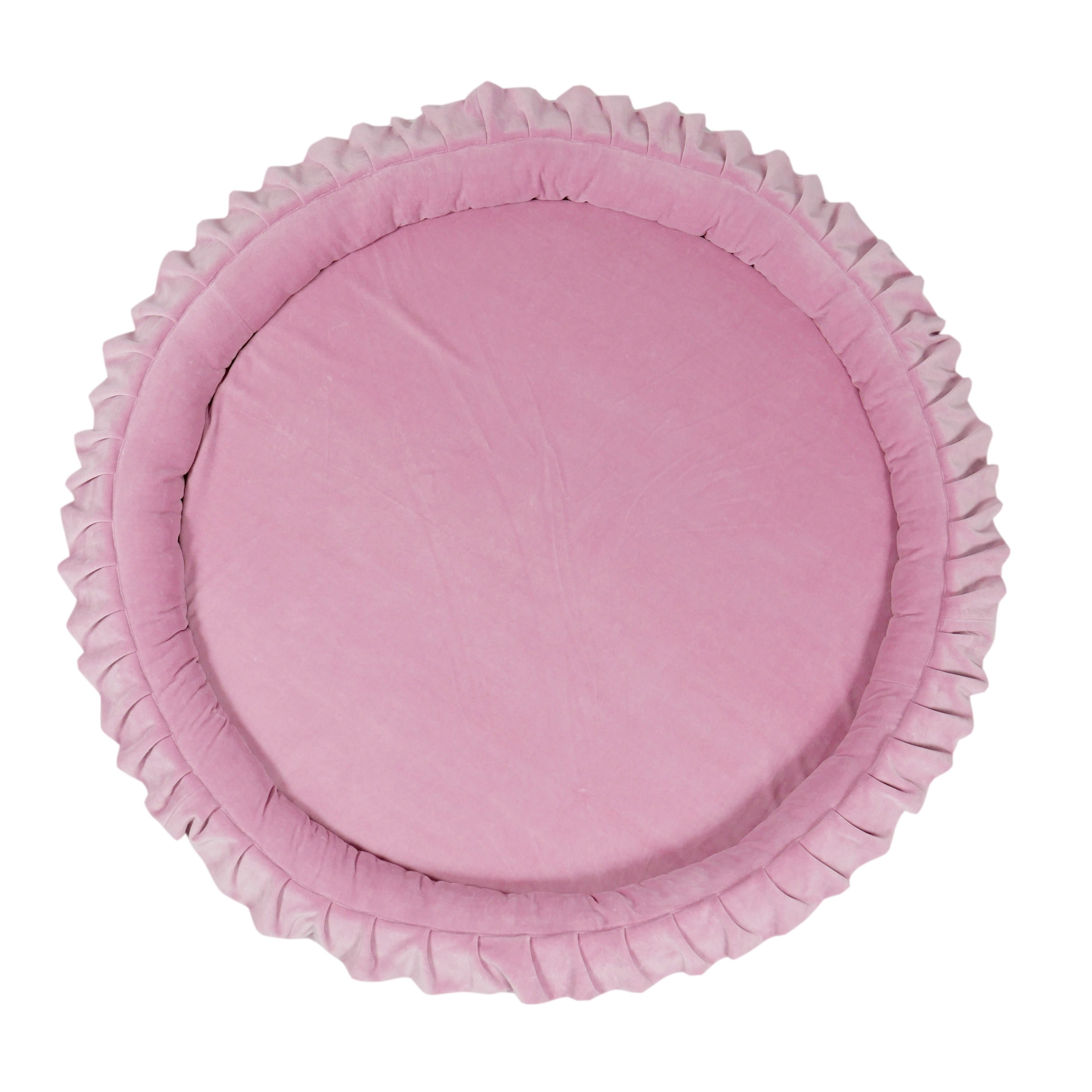 Babynest-Spielmatte 120 cm aus weichem Samt