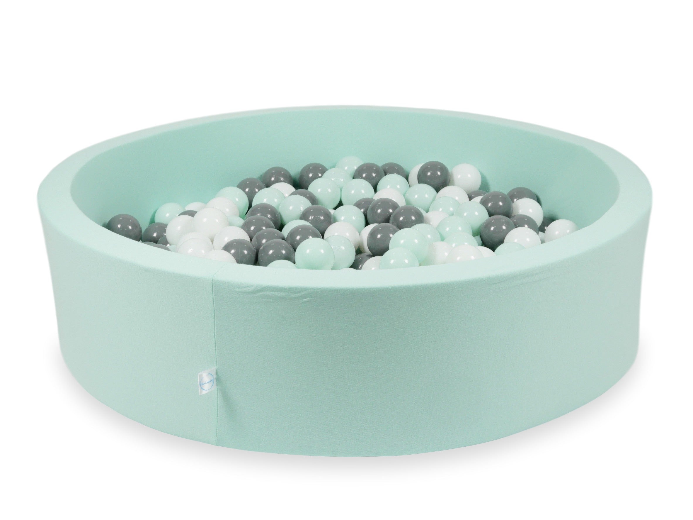 Bällebad in Mint 110x30 cm mit 400 Bällen