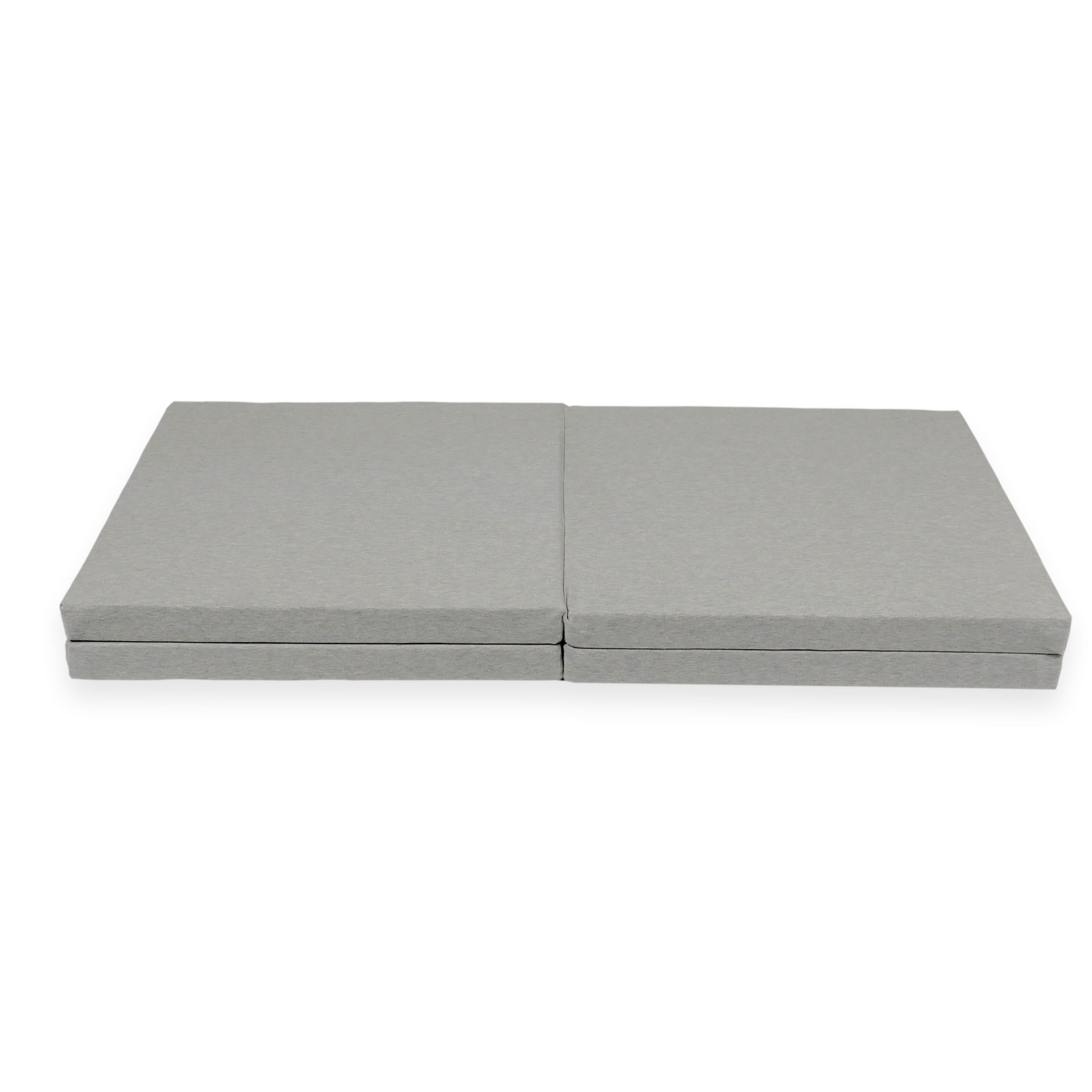 Quadratische, faltbare Babyspielmatte 120 x 120 cm aus Jersey